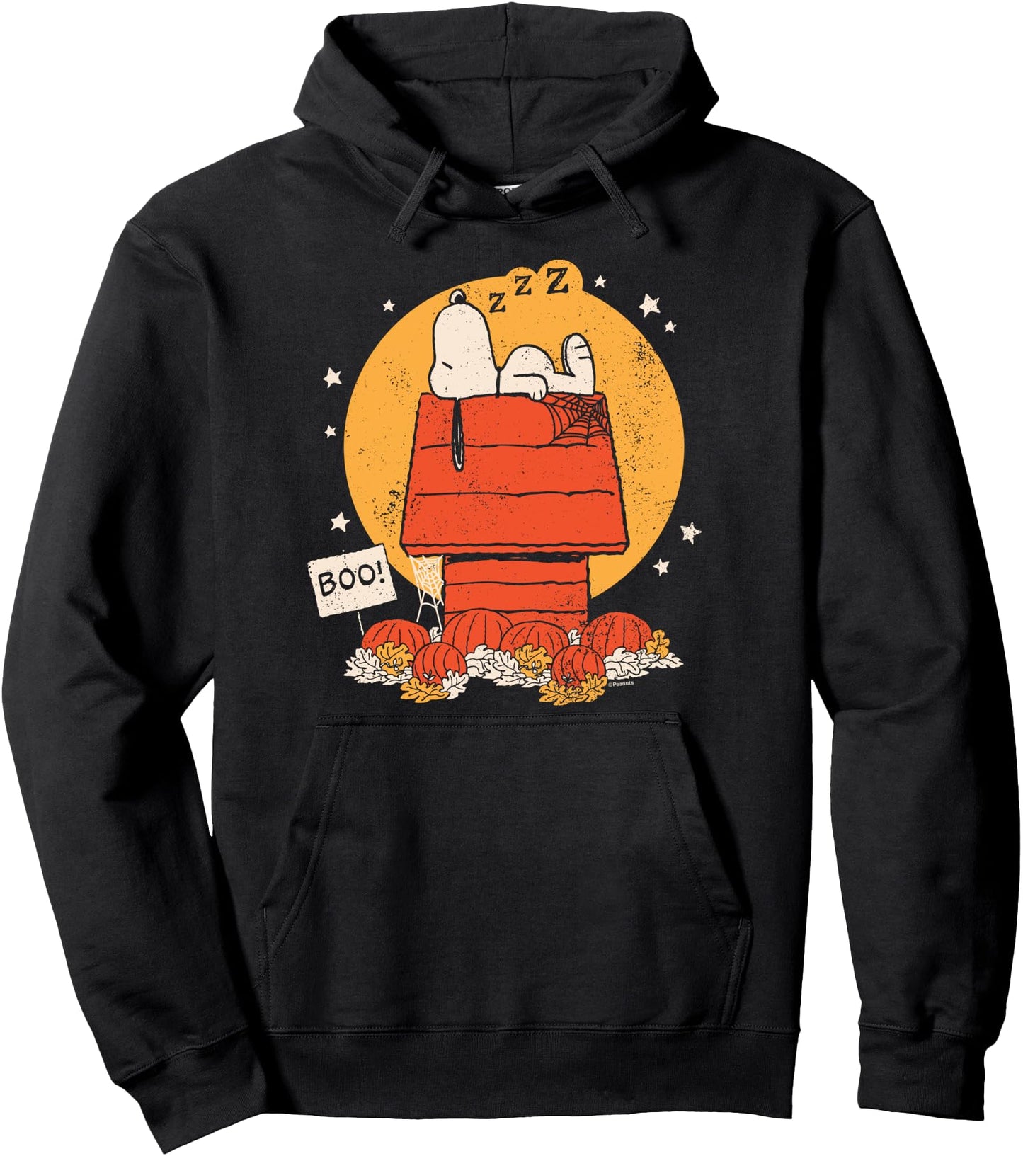 Peanuts - Snoopy Halloween Doghouse Boo Pumpkins Pullover Hoodie