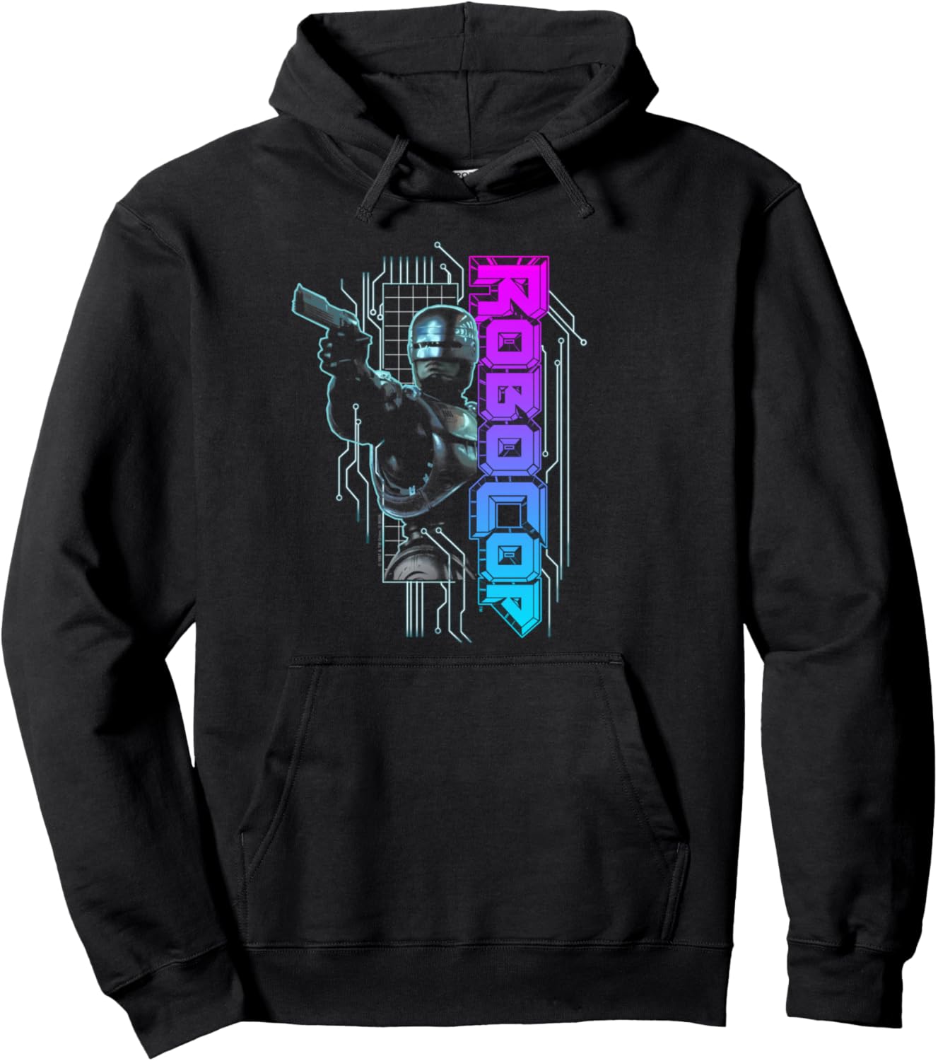 Robocop Robo Neon Pullover Hoodie