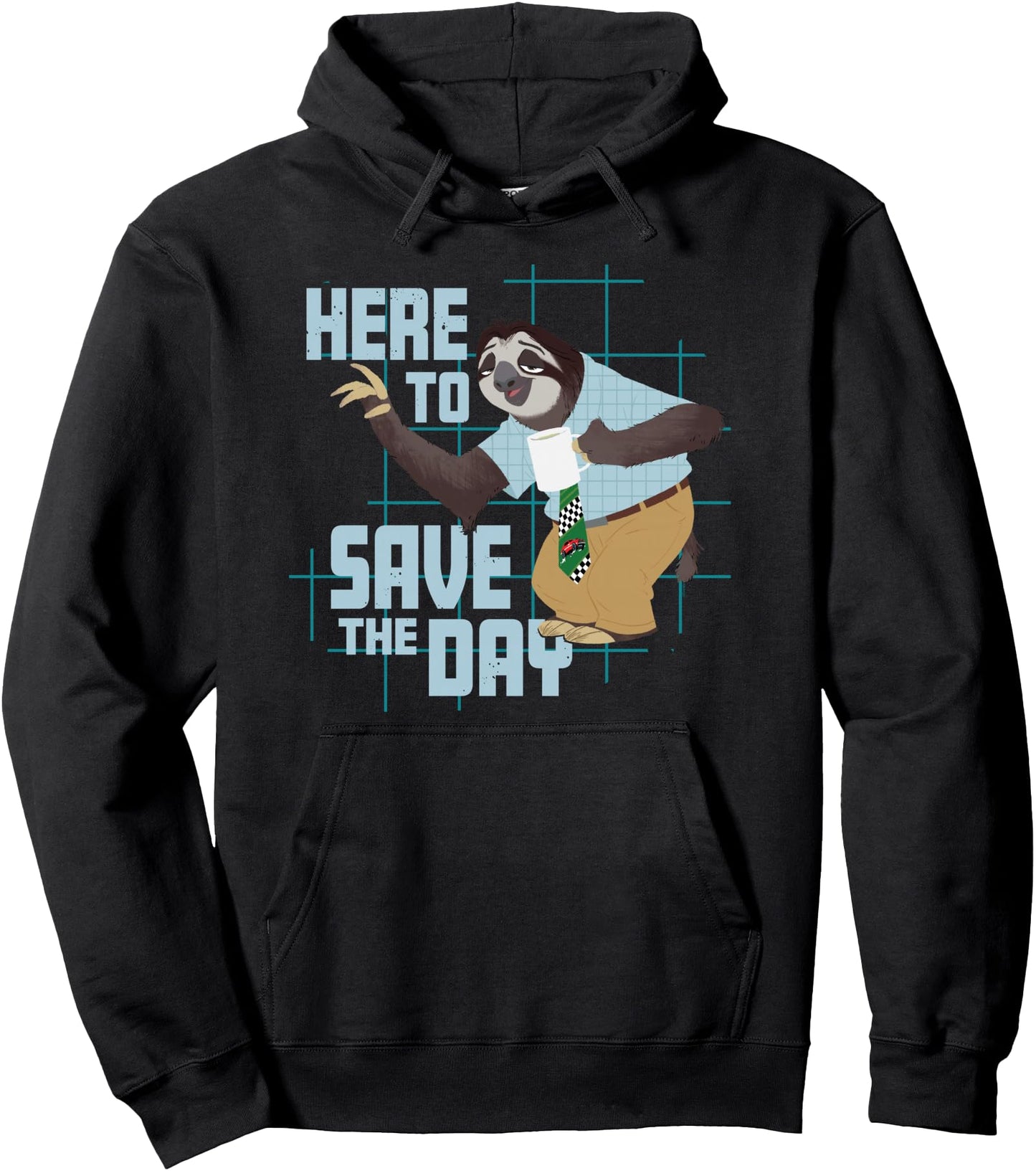 Disney Zootopia 2 Flash Sloth Here to Save the Day Funny Pullover Hoodie