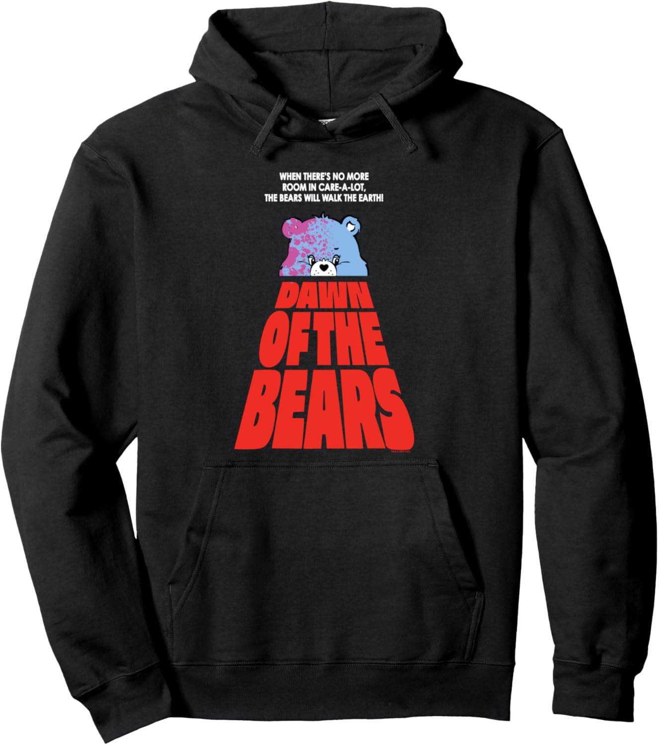 Care Bears Halloween Dawn Of The Bears Horror Movie Poster Pullover Hoodie