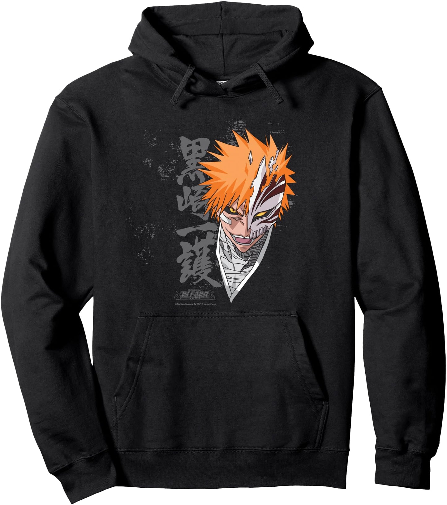 Bleach Ichigo Transform Splatter Pattern Anime Pullover Hoodie