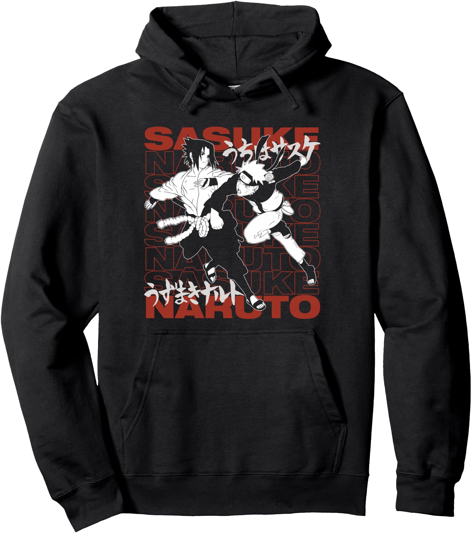 Sasuke Naruto Anime Cartoon Characters Pullover Hoodie