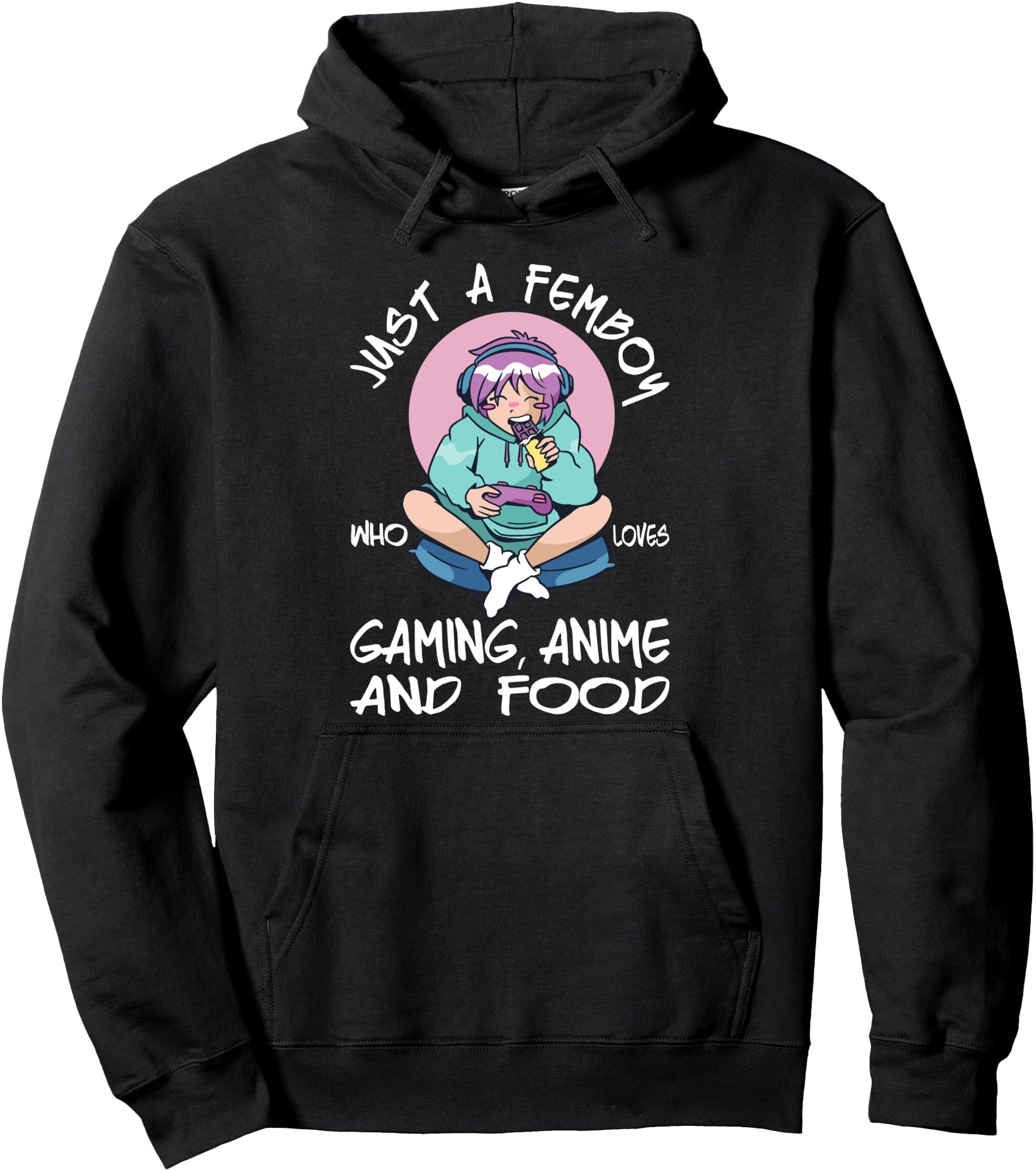 Femboy Outfit - Anime Gaming Femboy Top - Sissies Cosplay Pullover Hoodie