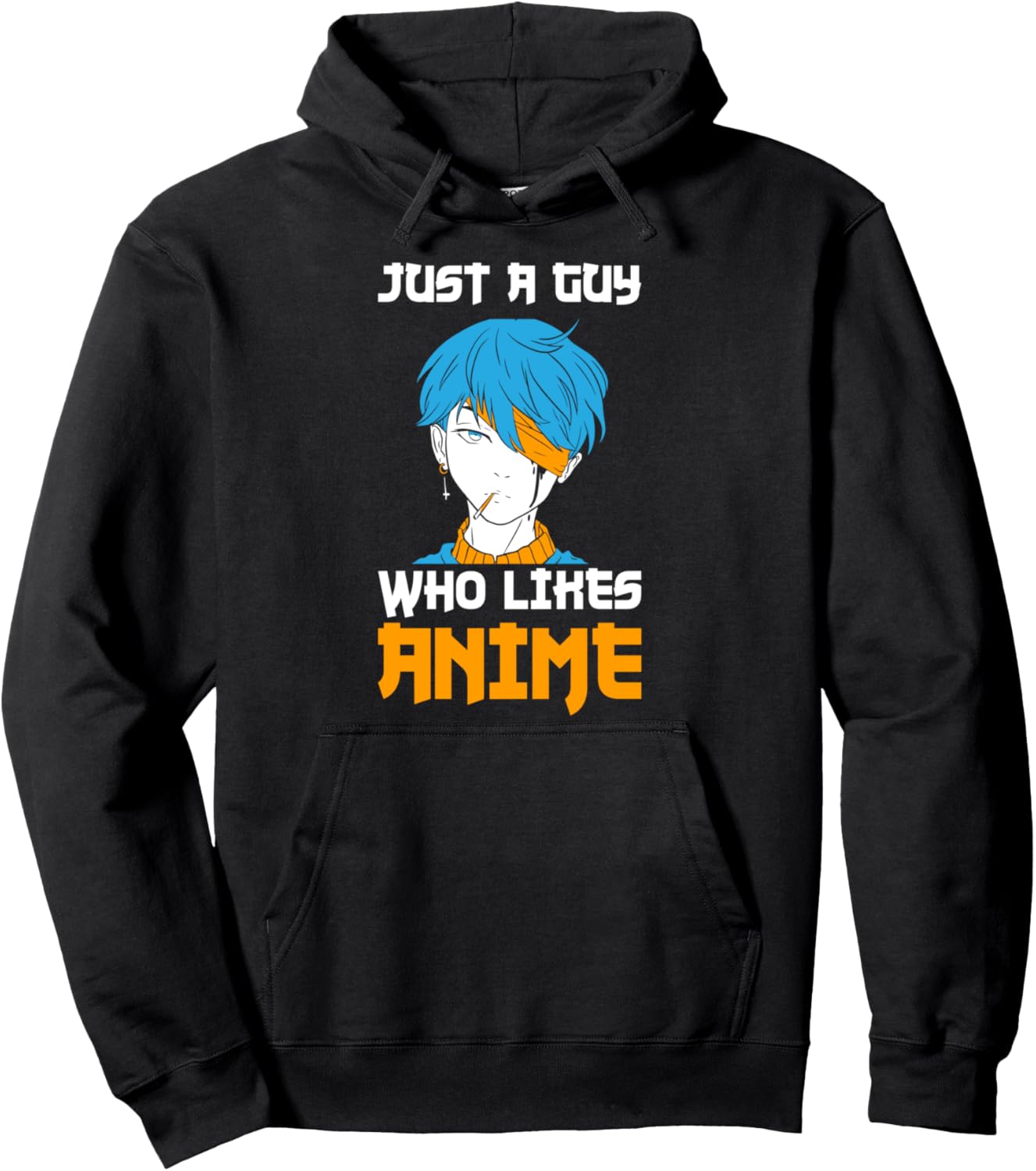 Manga Japanese Otaku Just A Guy Who Likes Anime Pullover Hoodie