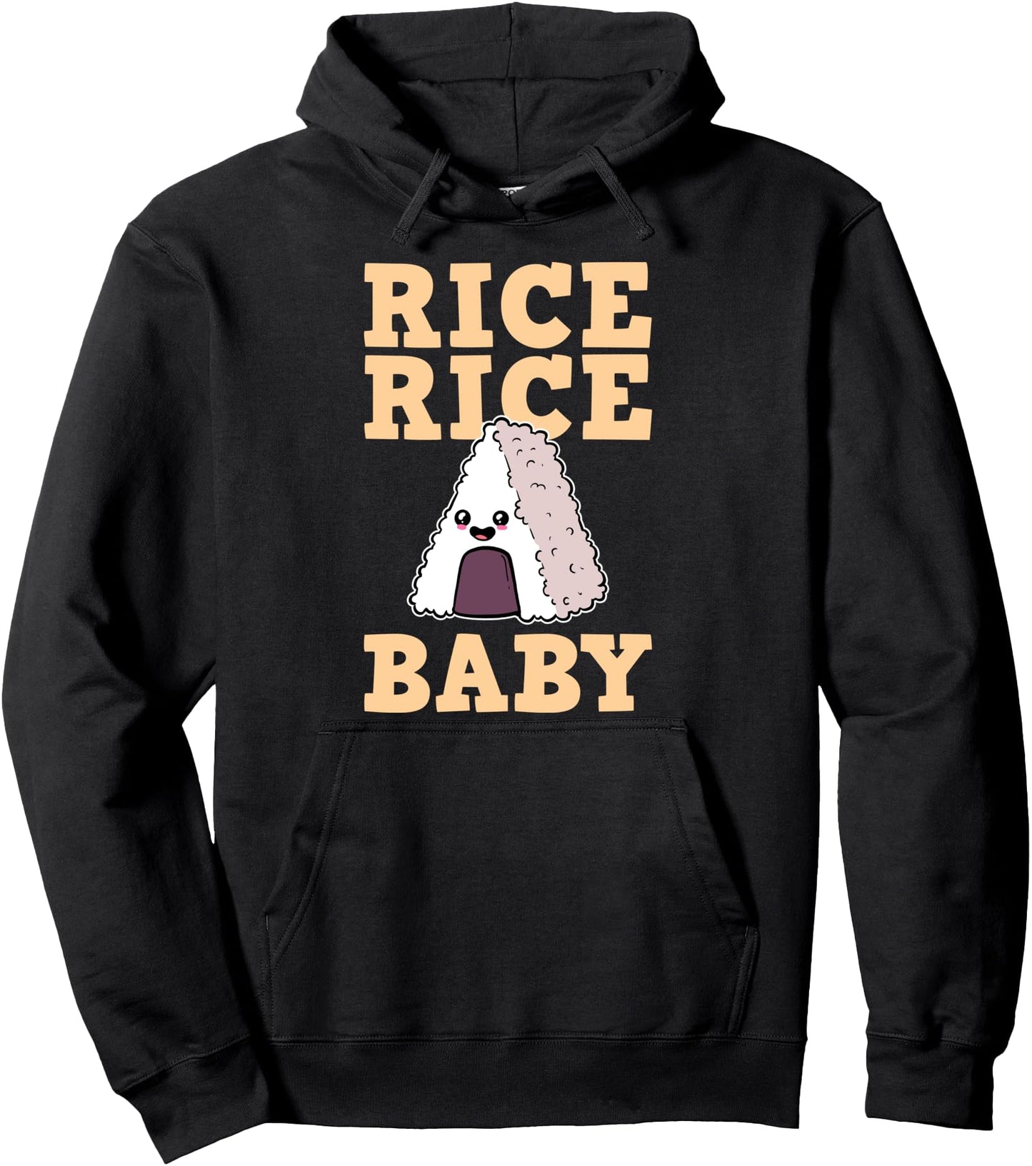 Cute Rice Rice Baby Sushi Anime Figure Japanese Foodie Manga Pullover Hoodie