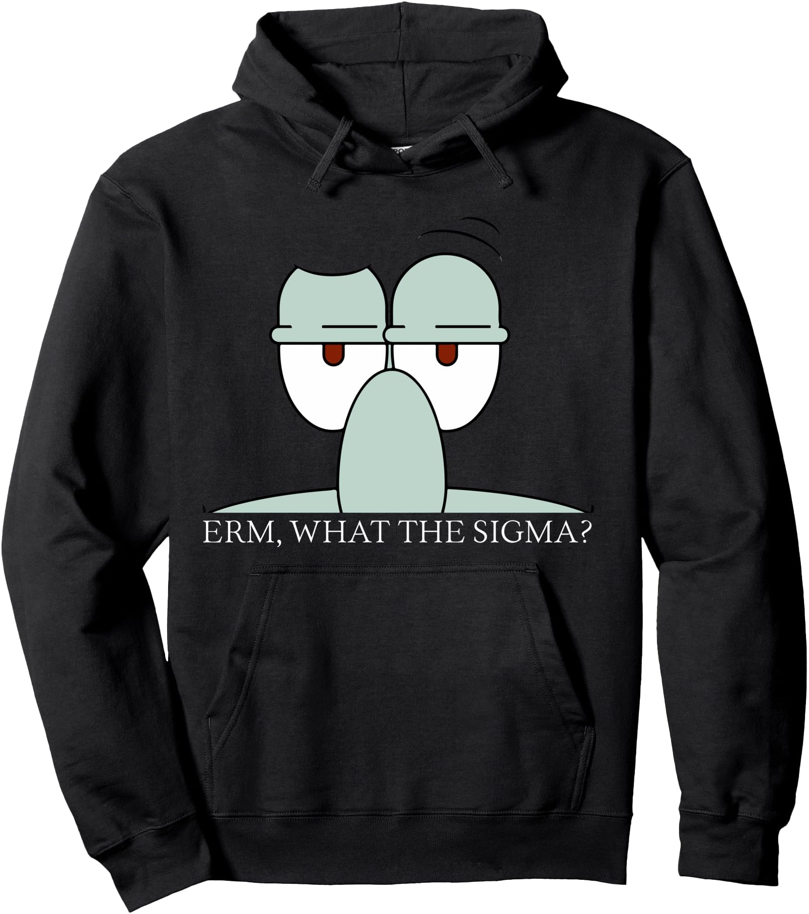 Funny What The Sigma? Ironic Meme Brain Red Quote Pullover Hoodie