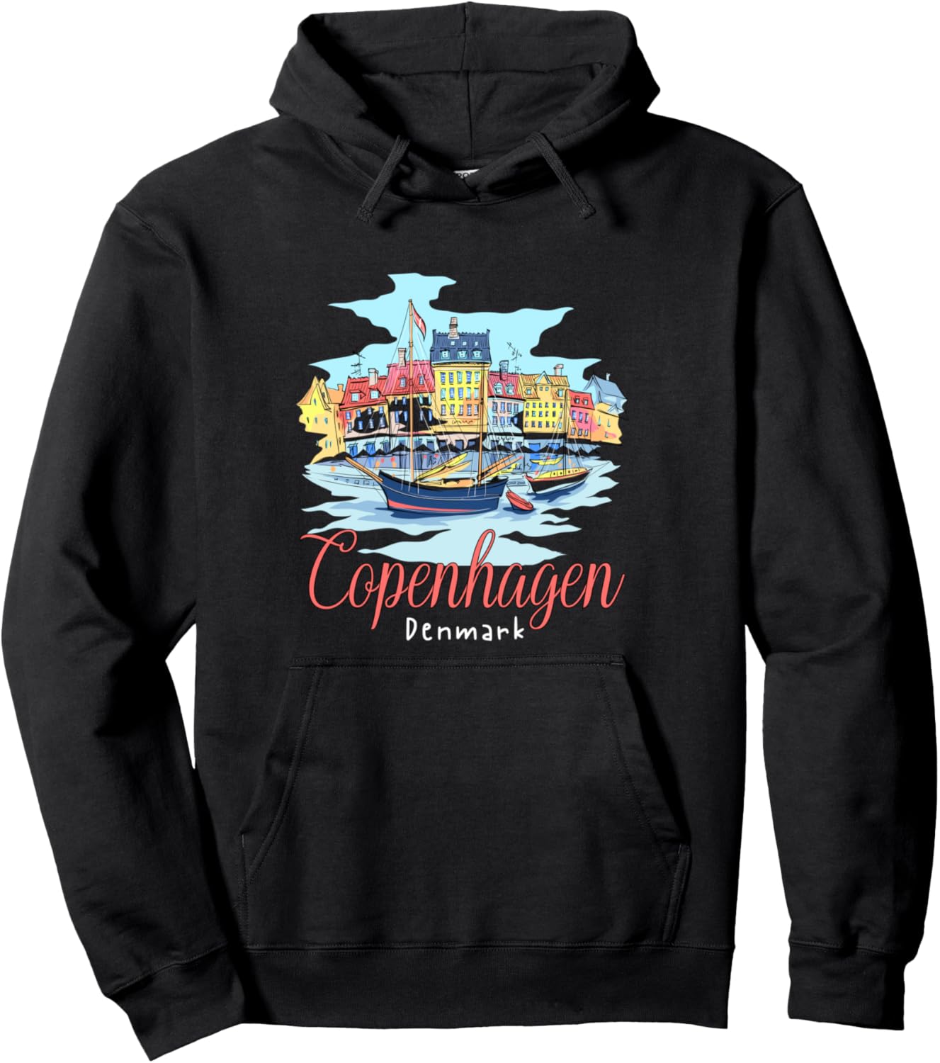 Copenhagen Denmark Pullover Hoodie