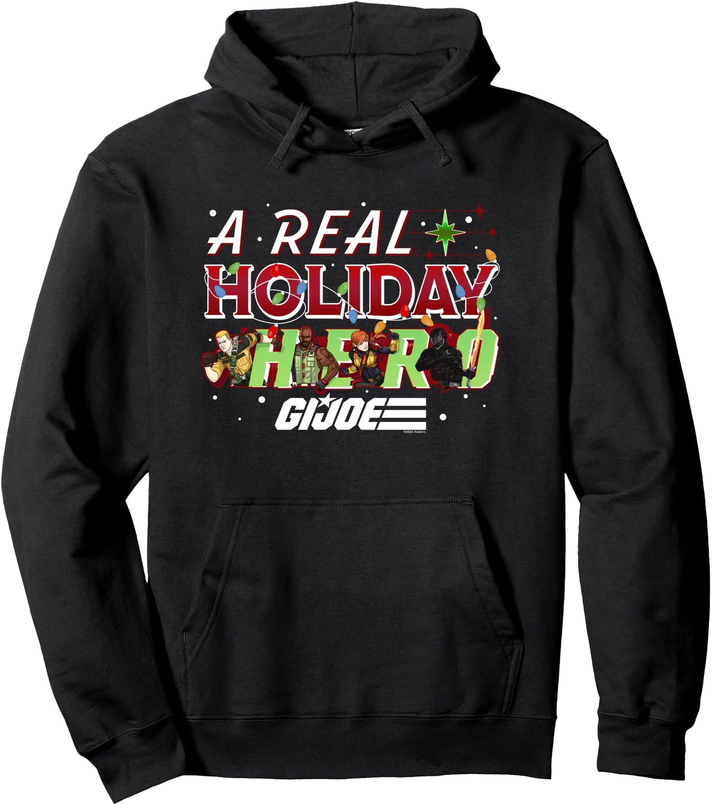 G.I. Joe Christmas A Real Holiday Hero Main Characters Pullover Hoodie