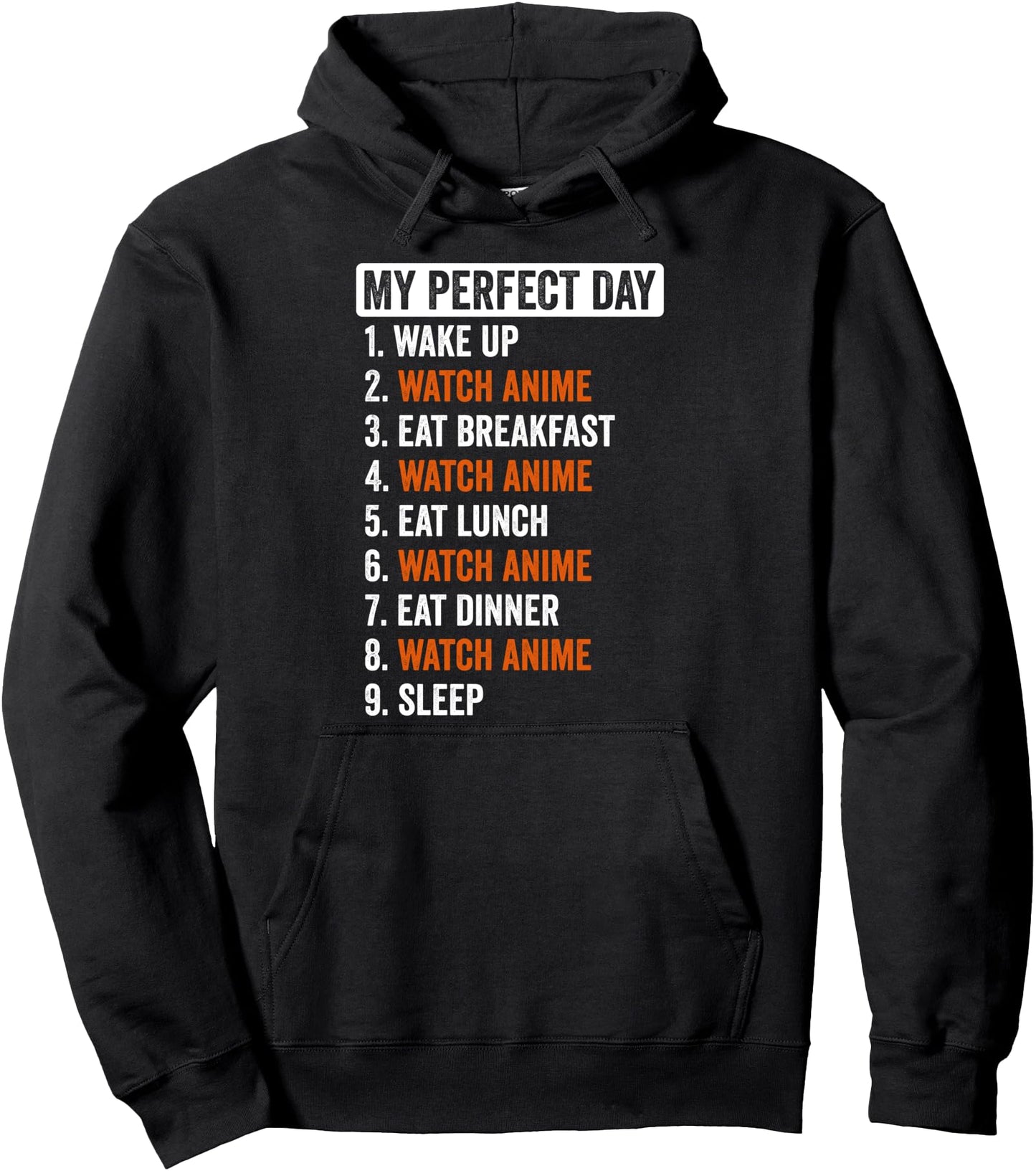 Perfect Day Shirt Anime Merch Gifts Men Women Girls Boys Pullover Hoodie