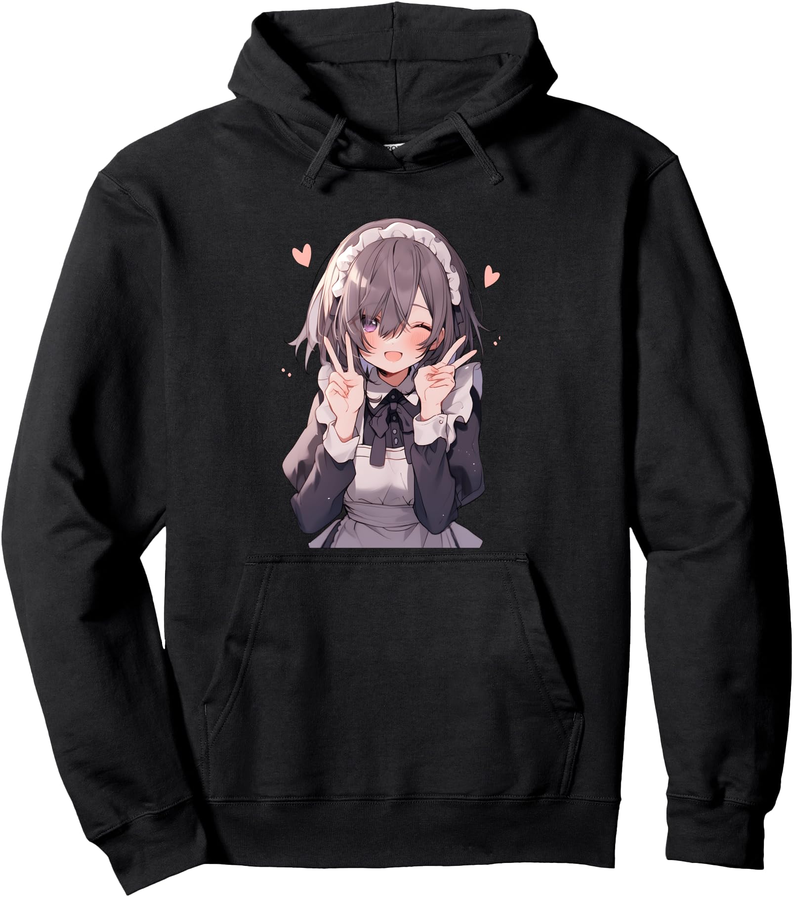 Kawaii Anime Girl Maid Cute Otaku Pullover Hoodie