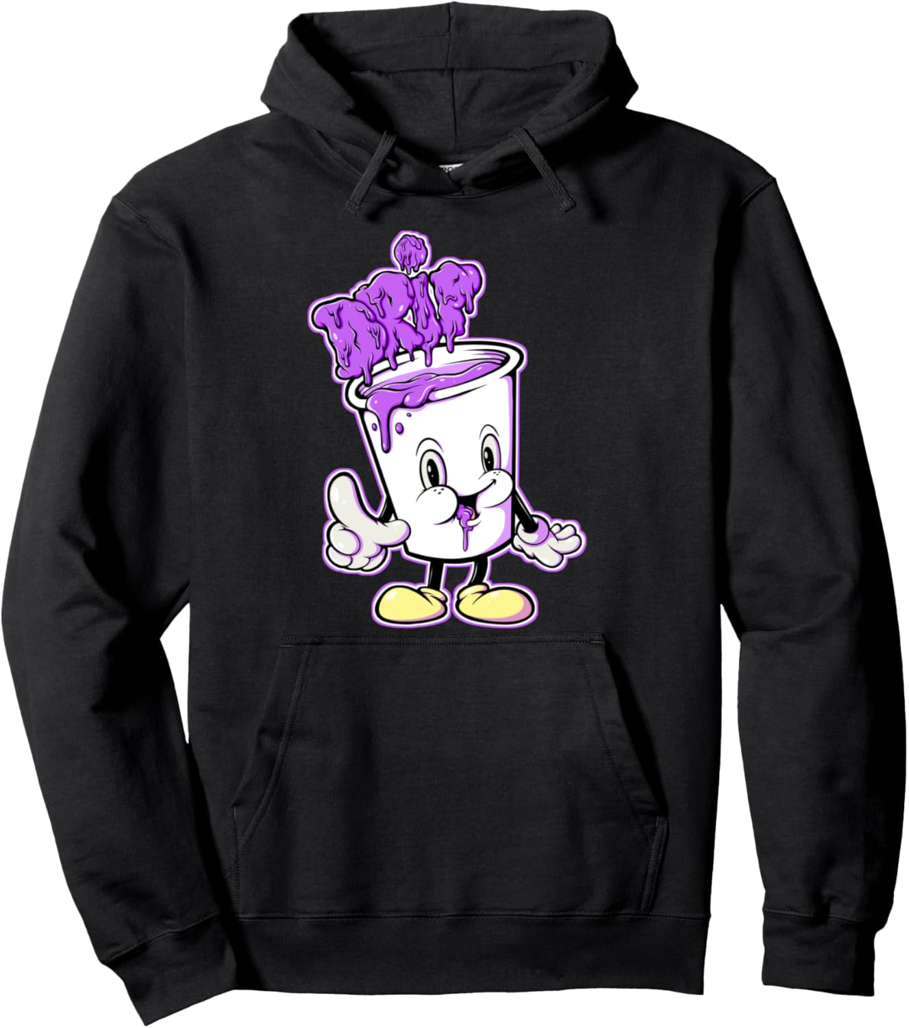 Lean Purple Drank Codeine Syrup Sizzurp Drippy Shirt Hip Hop Pullover Hoodie