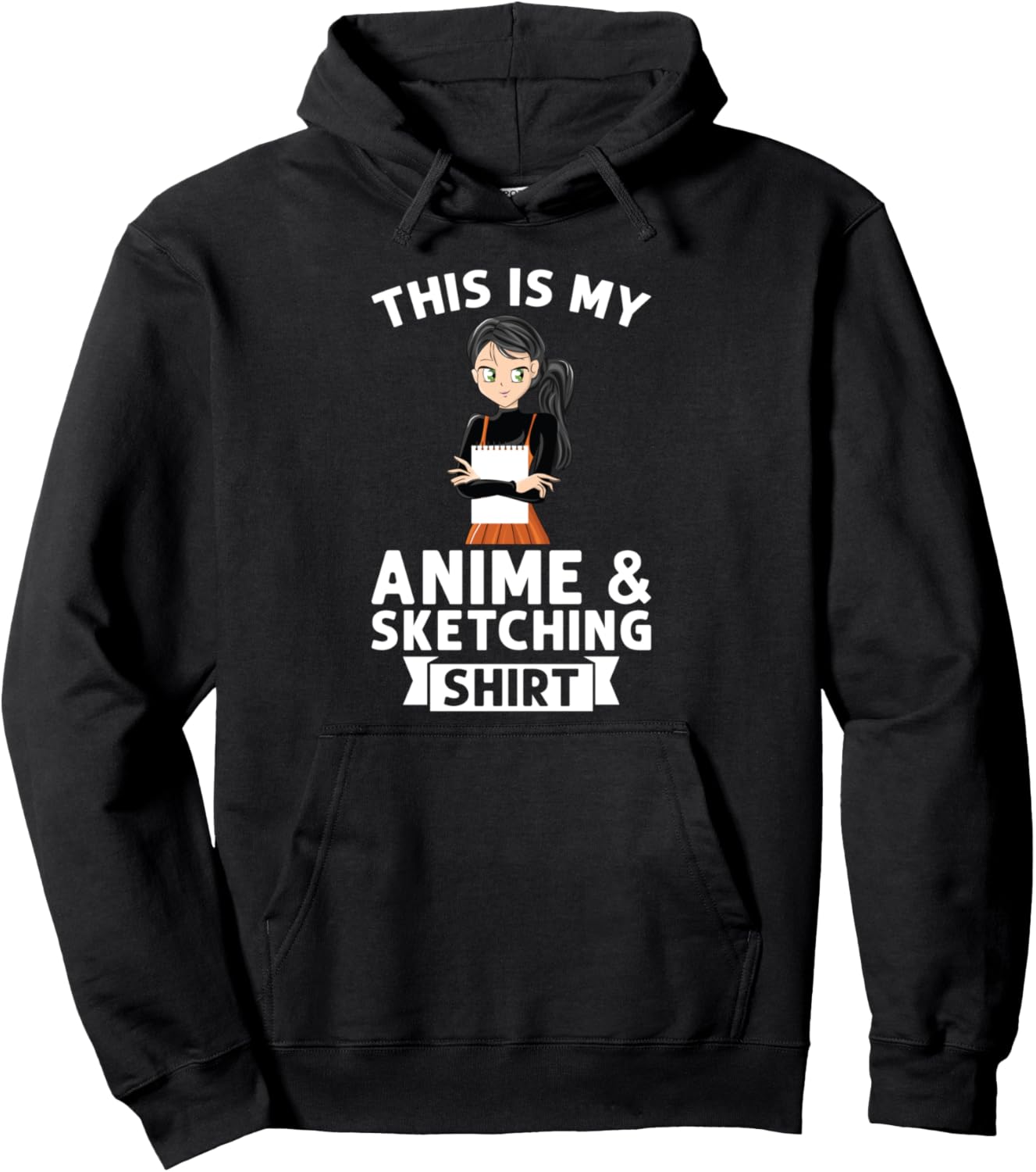 this is my anime & sketching Anime Pullover Hoodie
