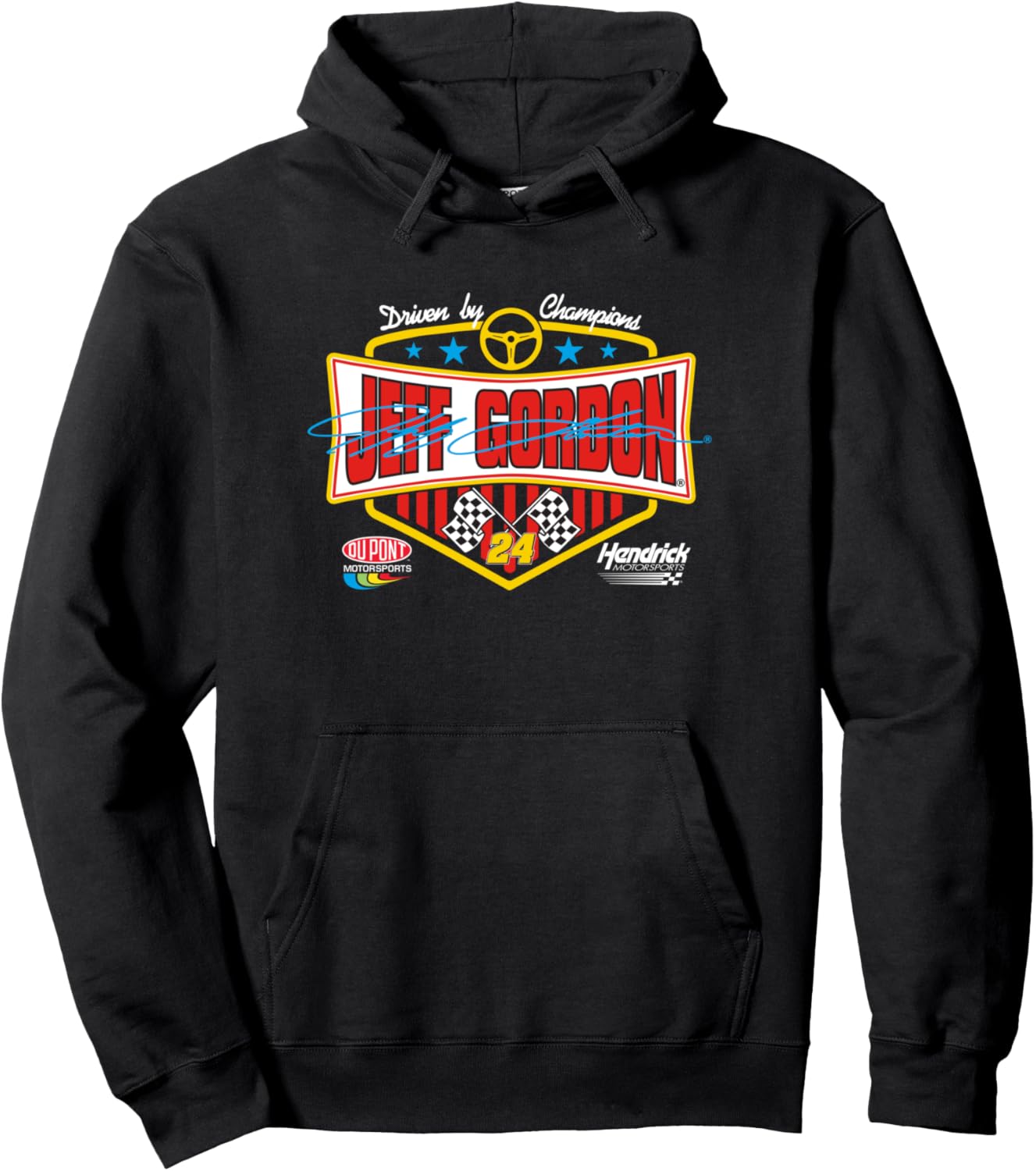 Jeff Gordon Hendrick Motorsports Officially Licensed Black Pullover Hoodie