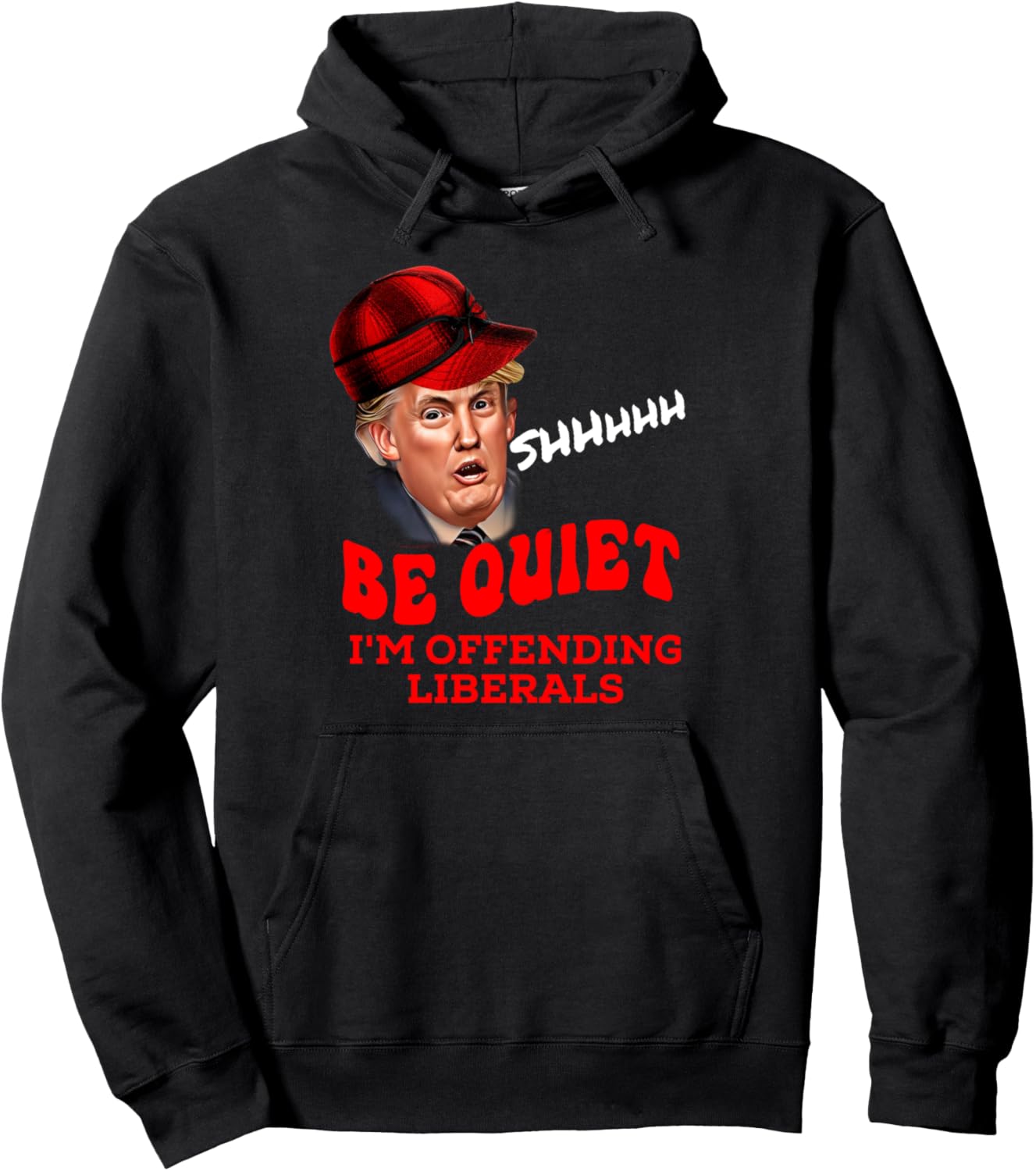 Christmas Political Humor Xmas Saying Pro Trump Anti Biden Pullover Hoodie