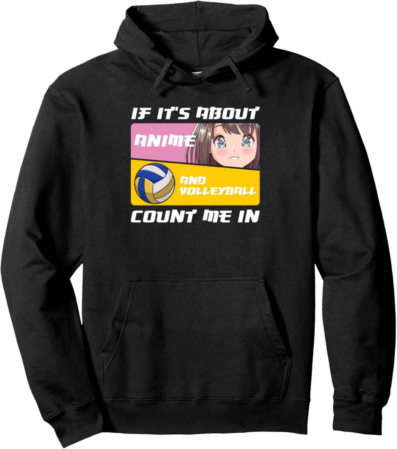 if it's about anime and volleyball count me in Anime merch Pullover Hoodie