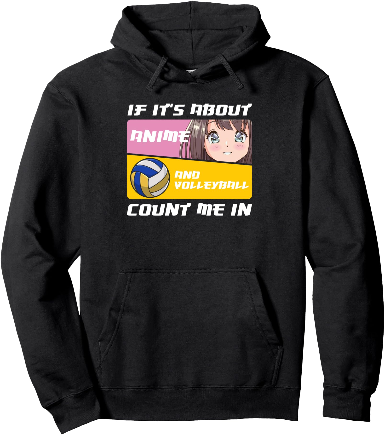 if it's about anime and volleyball count me in Anime merch Pullover Hoodie