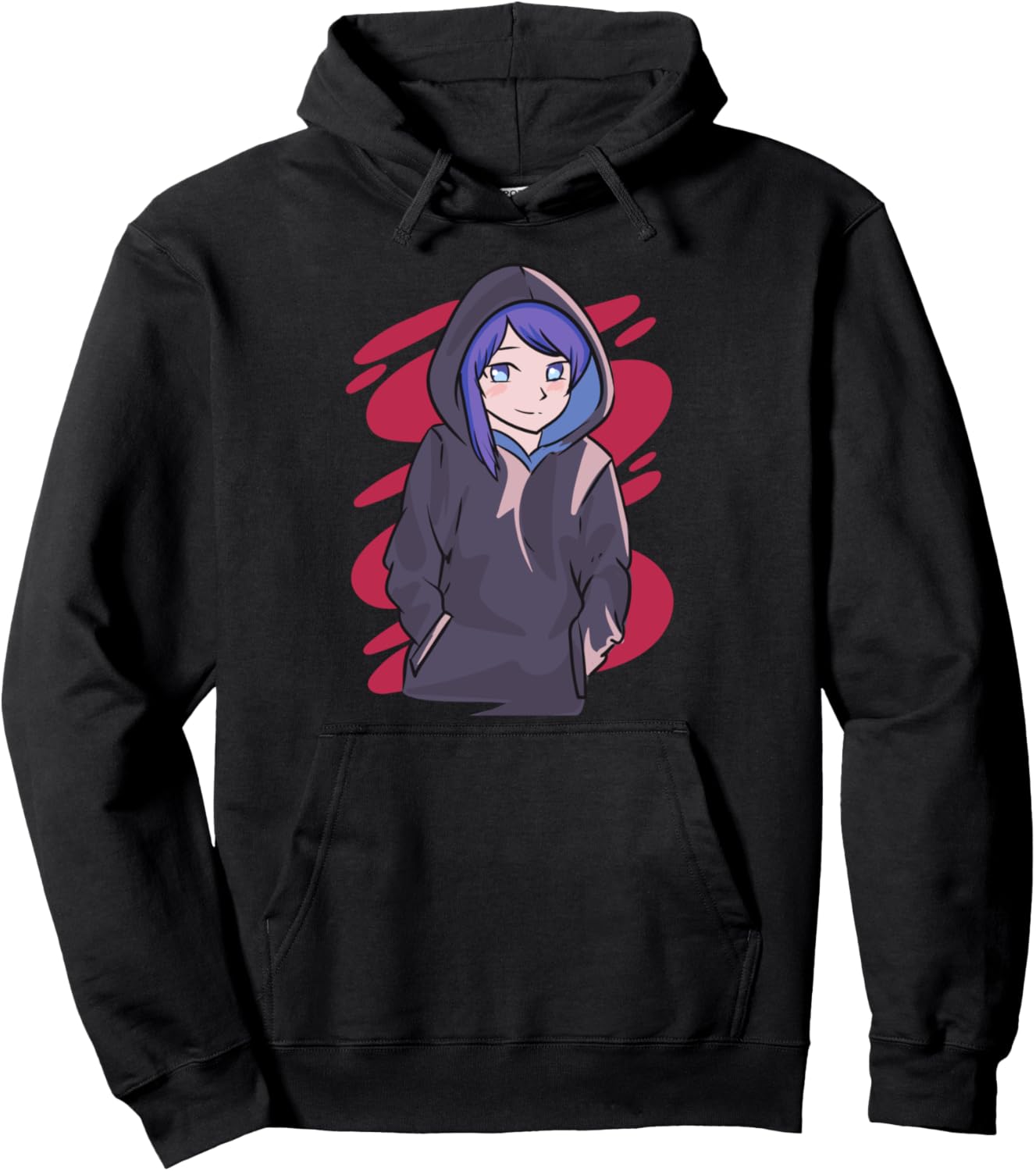Japan Culture Art Anime Otaku Hoodie Girl Aesthetic Pullover Hoodie