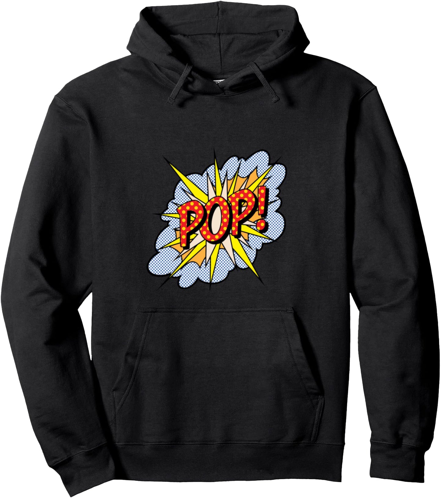 Pop Art T-Shirt Motif, Hoodie Comic Manga Anime Gift Pullover Hoodie