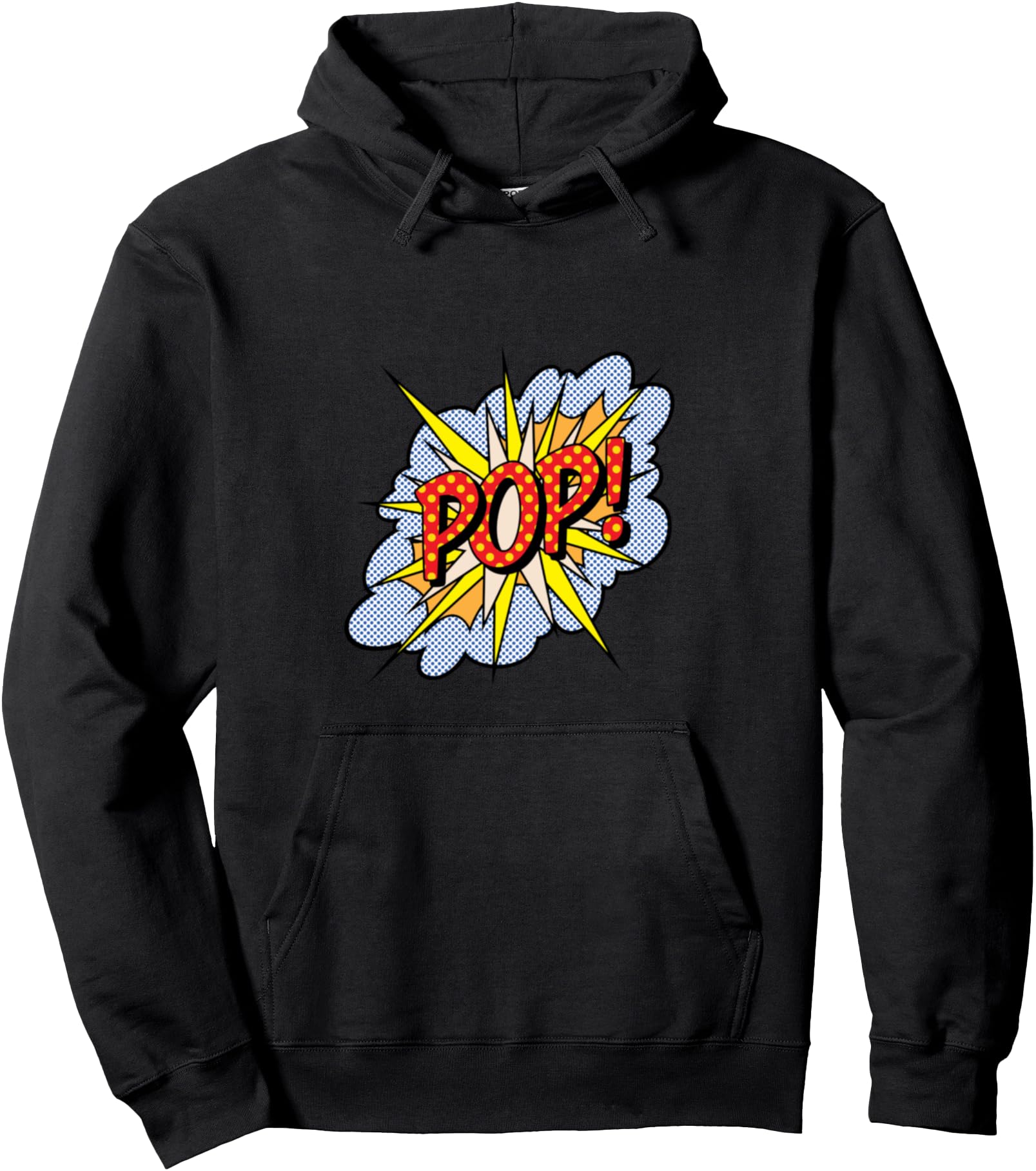 Pop Art T-Shirt Motif, Hoodie Comic Manga Anime Gift Pullover Hoodie