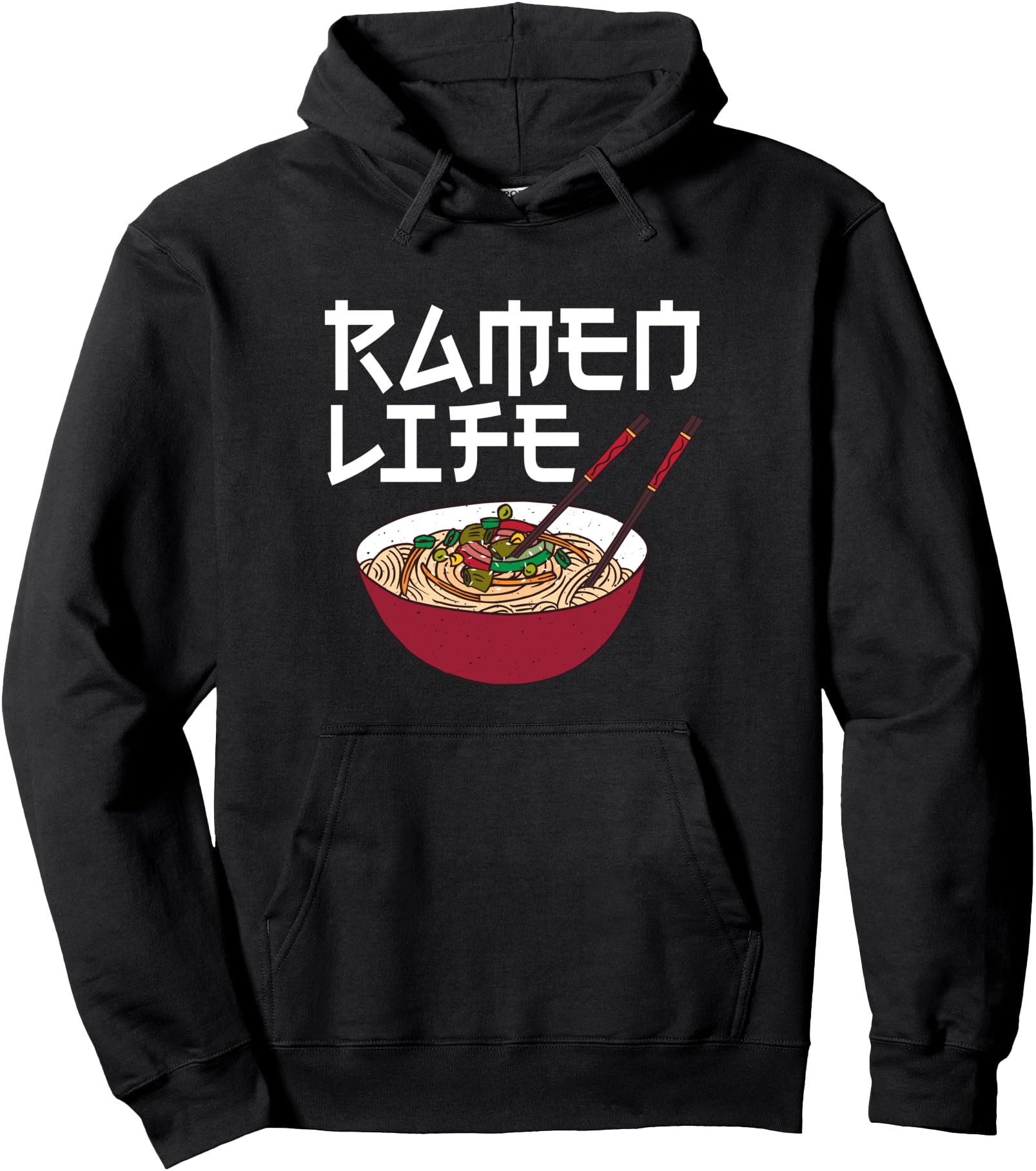 Ramen Noodles Hoodie - Ramen Life Anime Fans Sweatshirt Pullover Hoodie