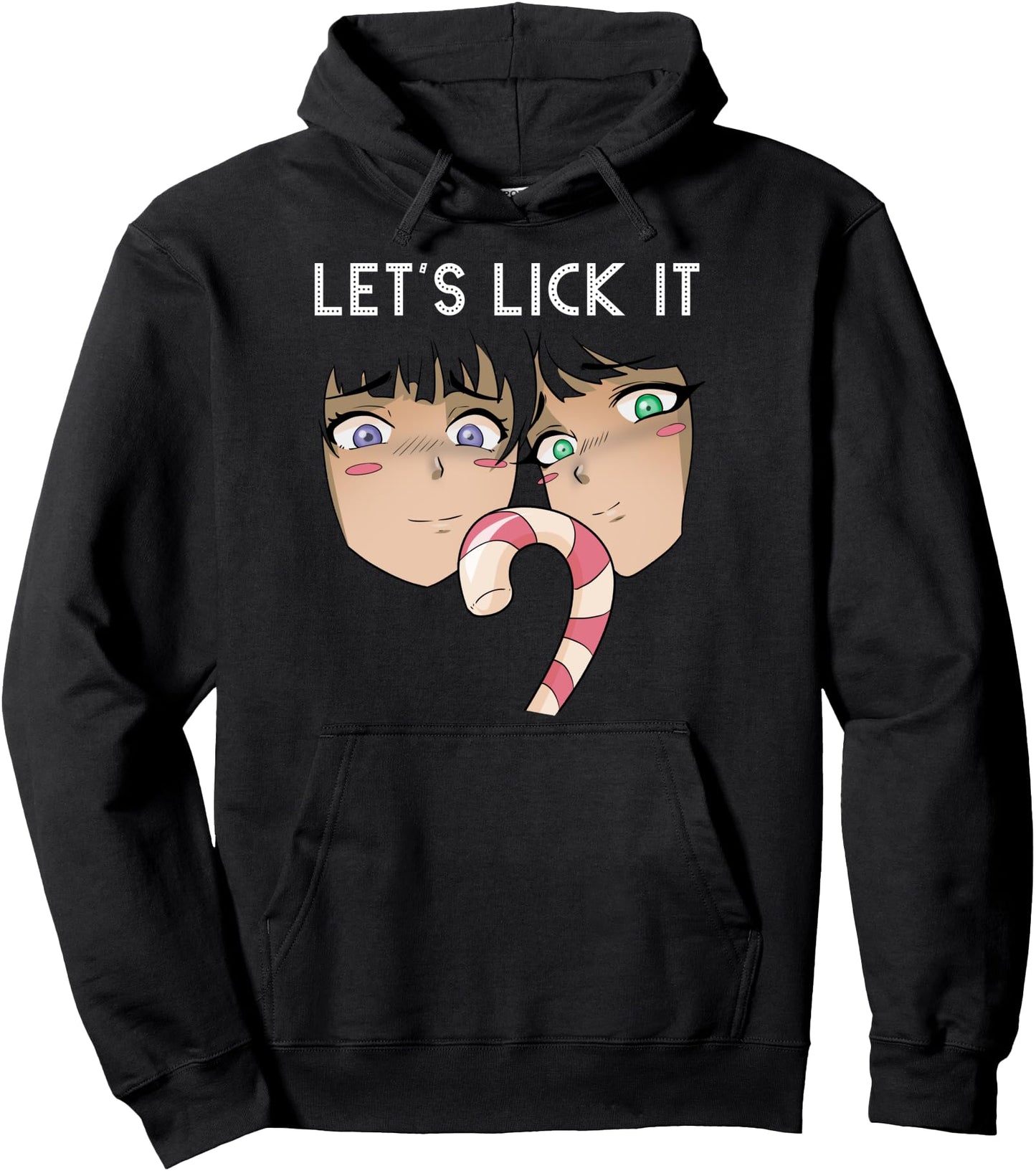 Otaku Ahegao Ecchi Etchi Hentai Lewd Sexy Anime Christmas Pullover Hoodie