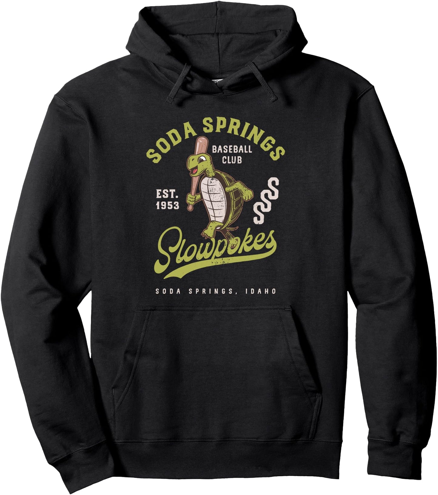 Soda Springs Slowpokes Retro Minor League Baseball Team Pullover Hoodie