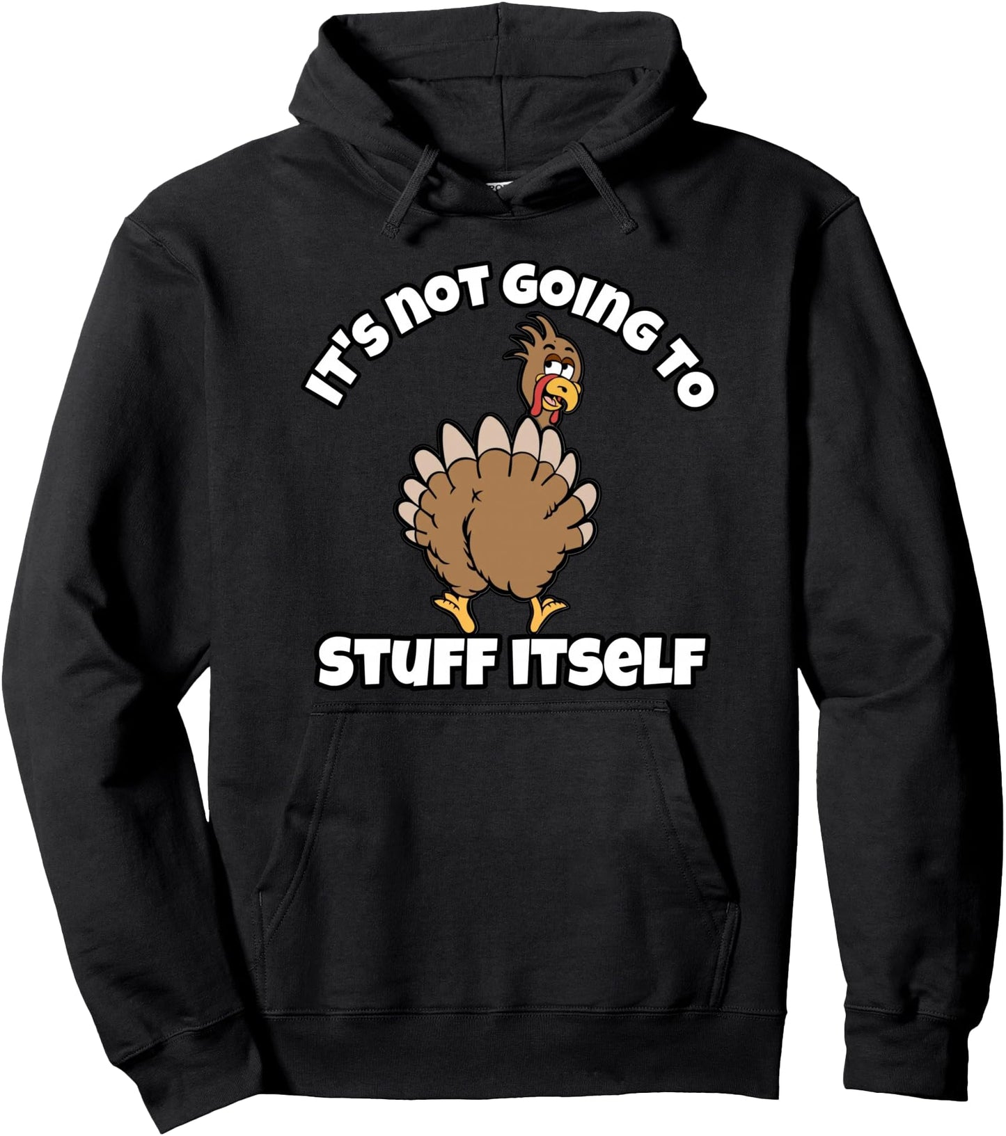 Funny Thanksgiving Turkey - Funny Adult Humor Thanksgiving Pullover Hoodie