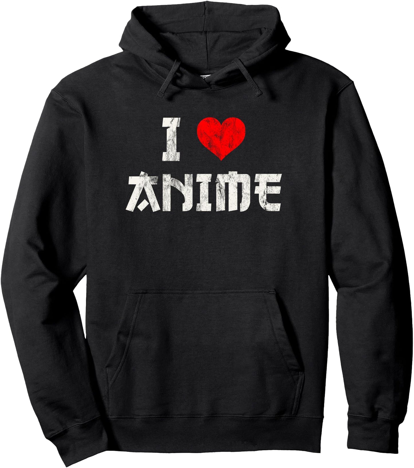 I Love Anime Pullover Hoodie