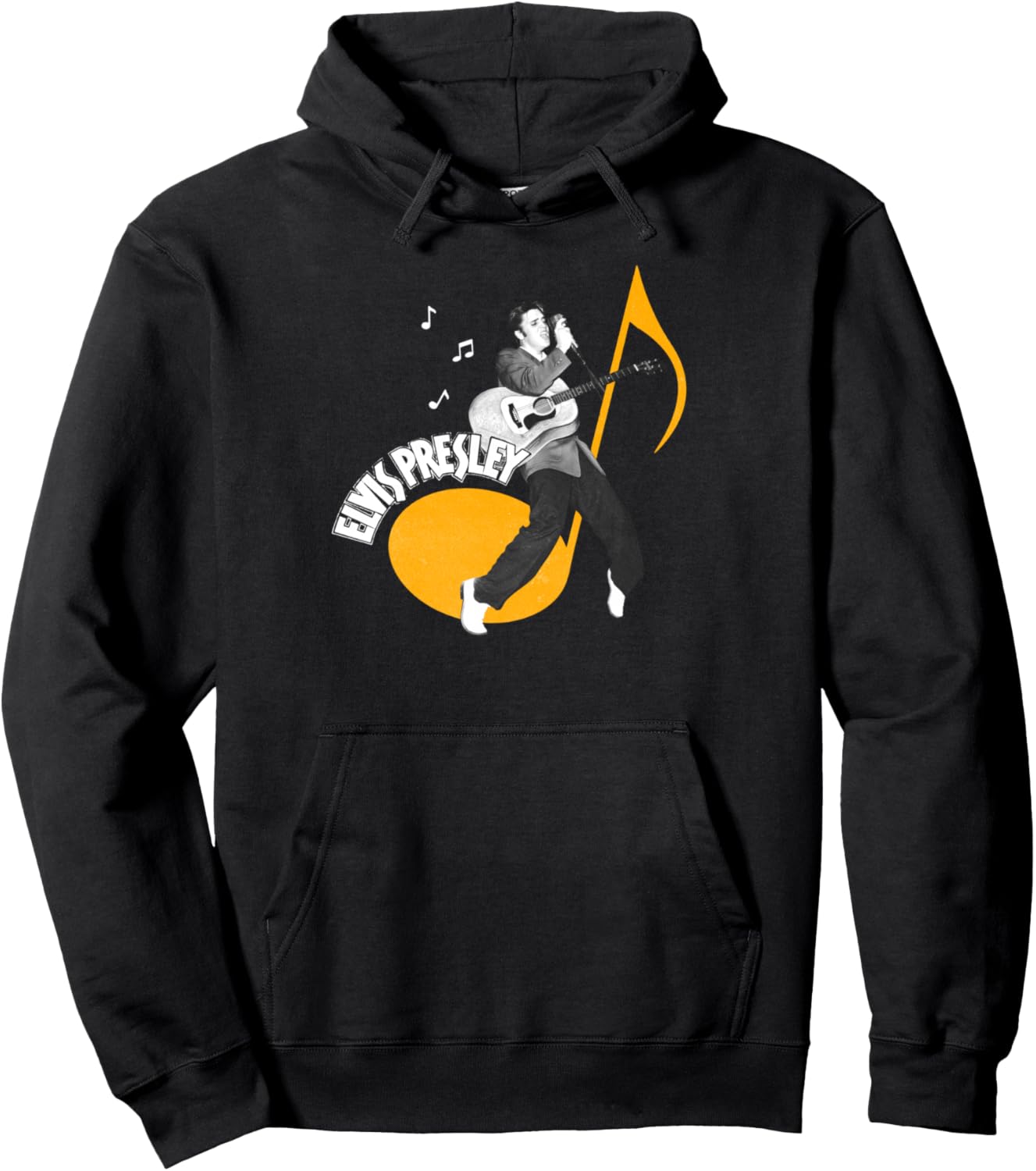 Elvis Presley Official Music Note Pullover Hoodie