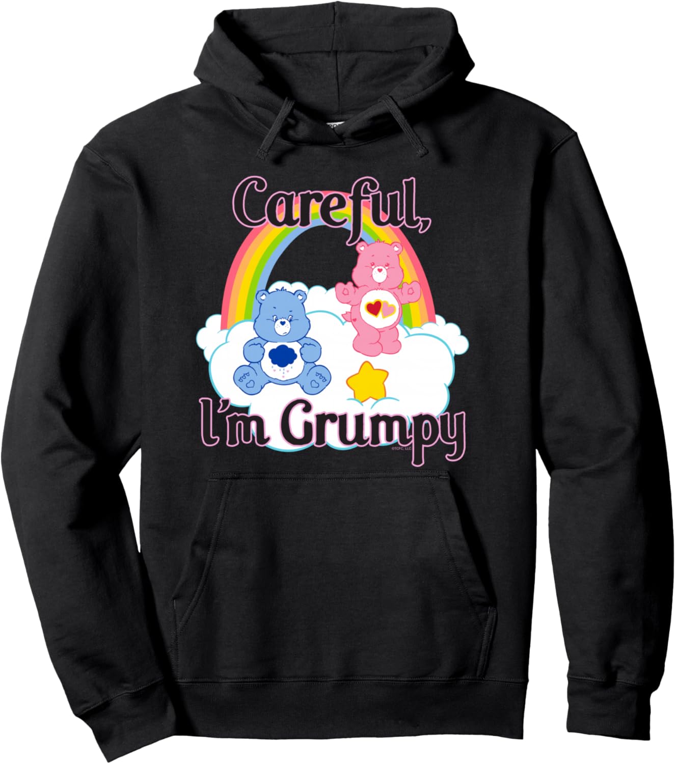 Care Bears Careful, I'm Grumpy Cute Retro Cartoon Pullover Hoodie