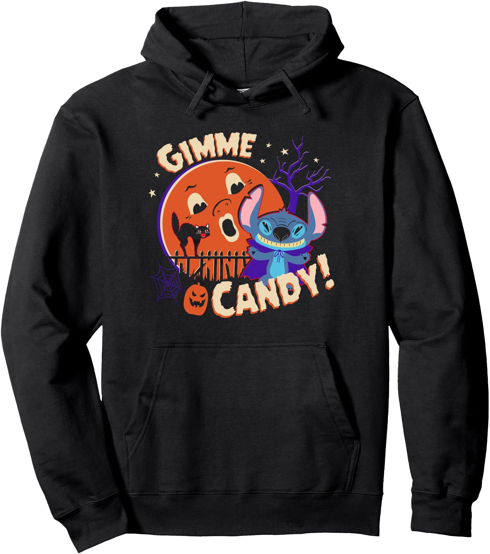 Disney Lilo & Stitch Halloween Stitch Give Me Candy! Pullover Hoodie