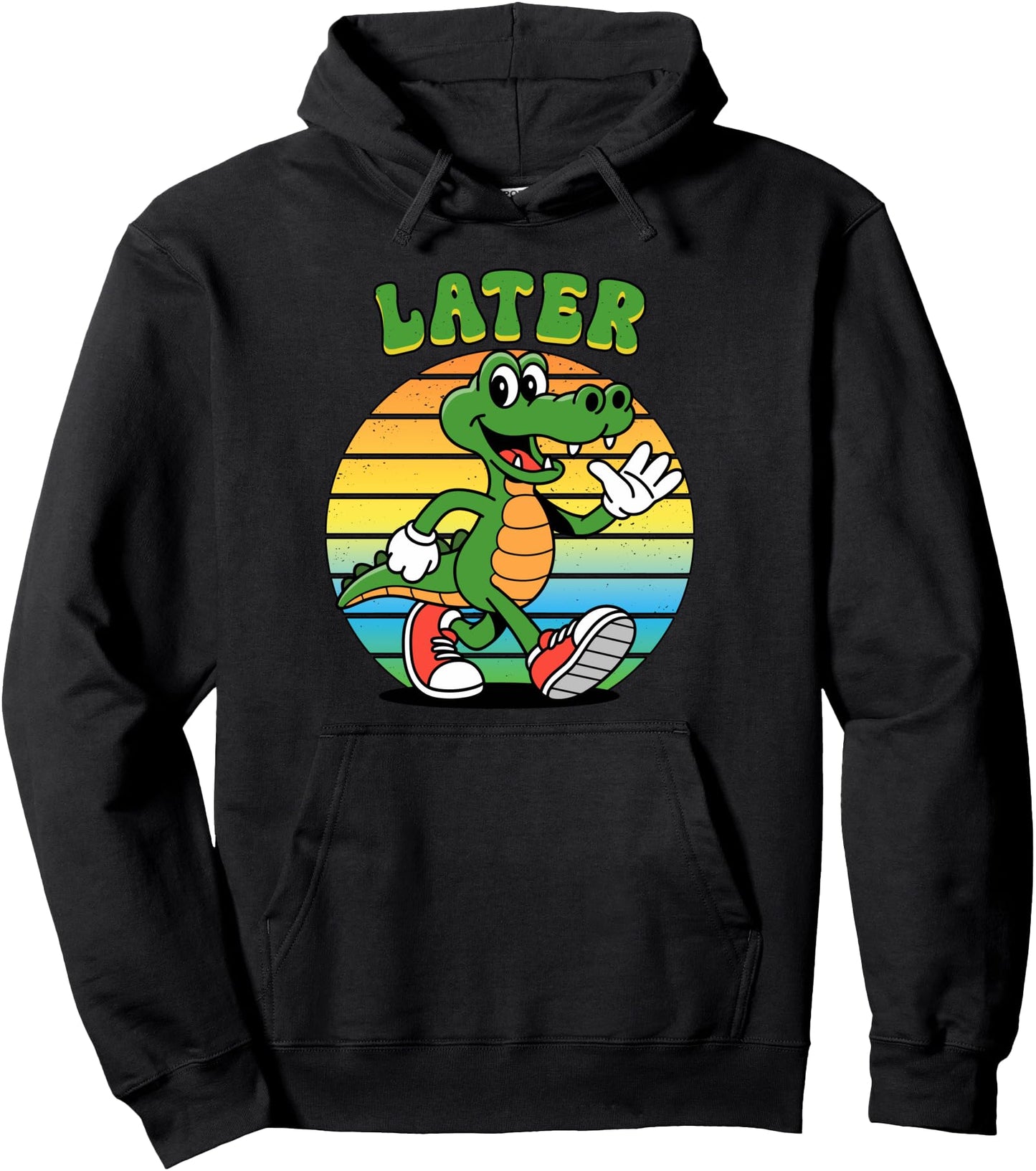 Later Gator See Ya Later Alligator Joke Men Women Funny Pullover Hoodie