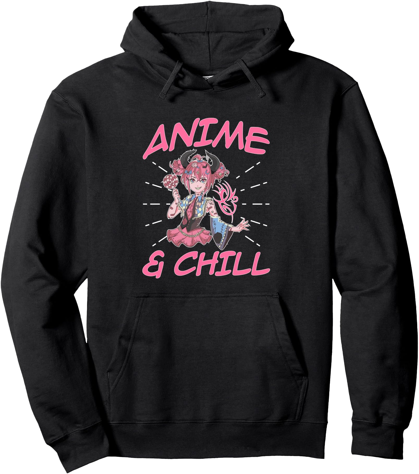 Anime & Chill Pullover Hoodie