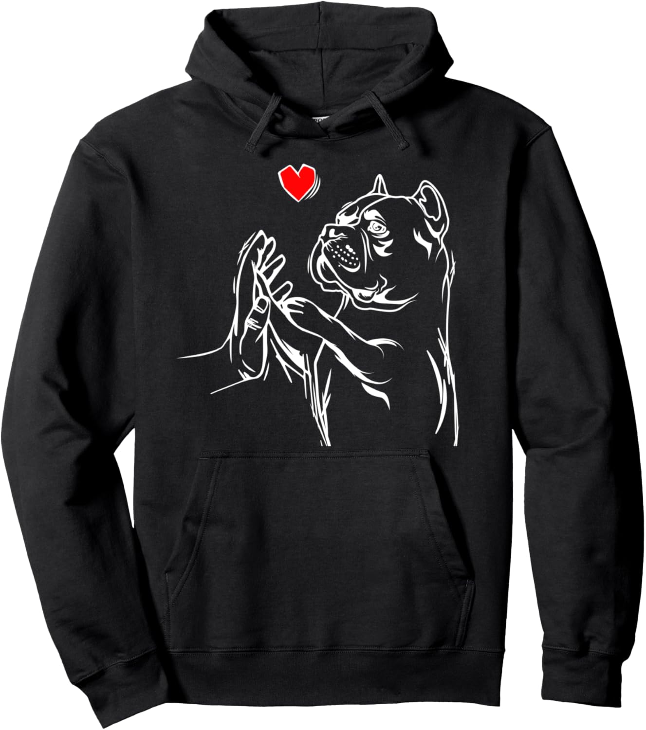 American Bully Love Cute Pitbull Dog Mom Funny Girls Pullover Hoodie