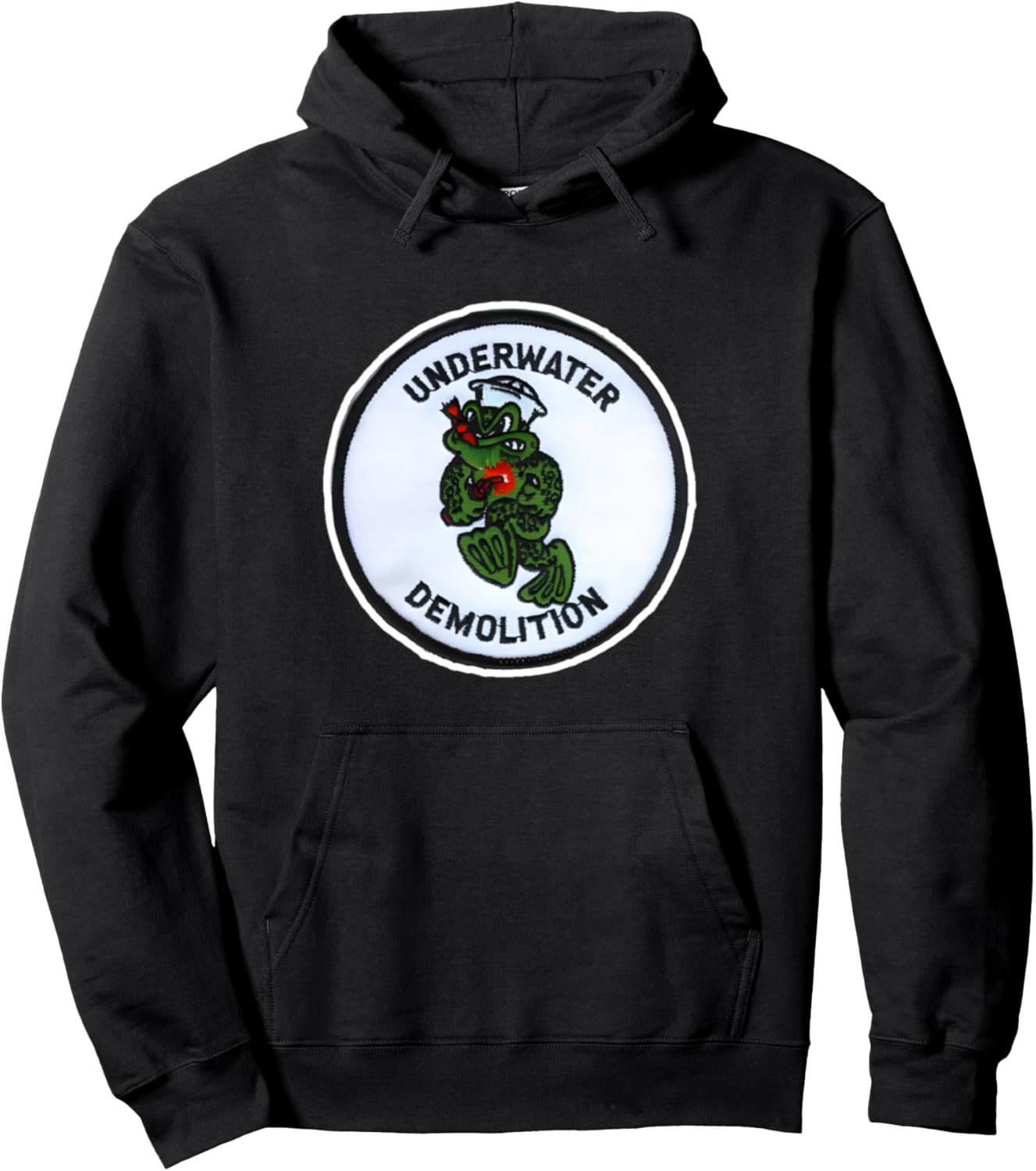 WWII UDT Frogman Underwater Demolitions Team Patch Pullover Hoodie