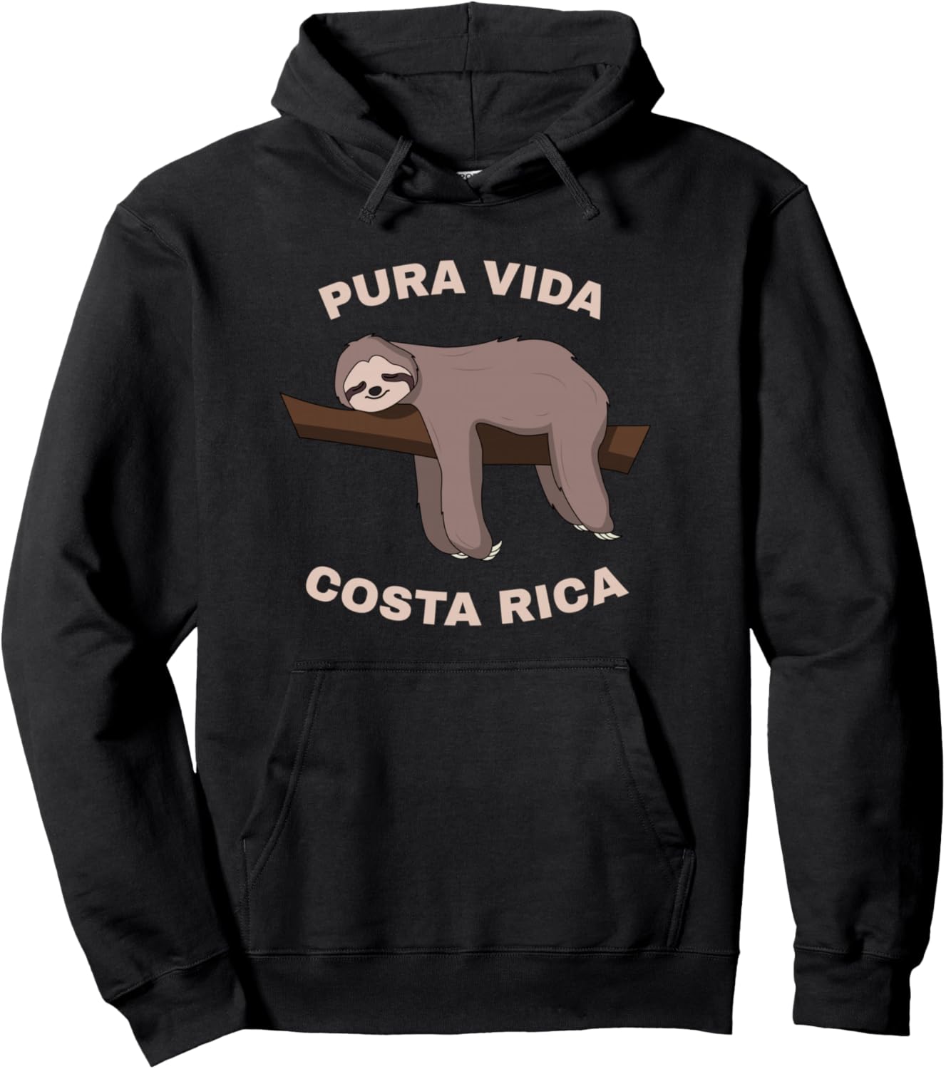 Pura Vida Costa Rica - Cool Costa Rica Sloth Pullover Hoodie