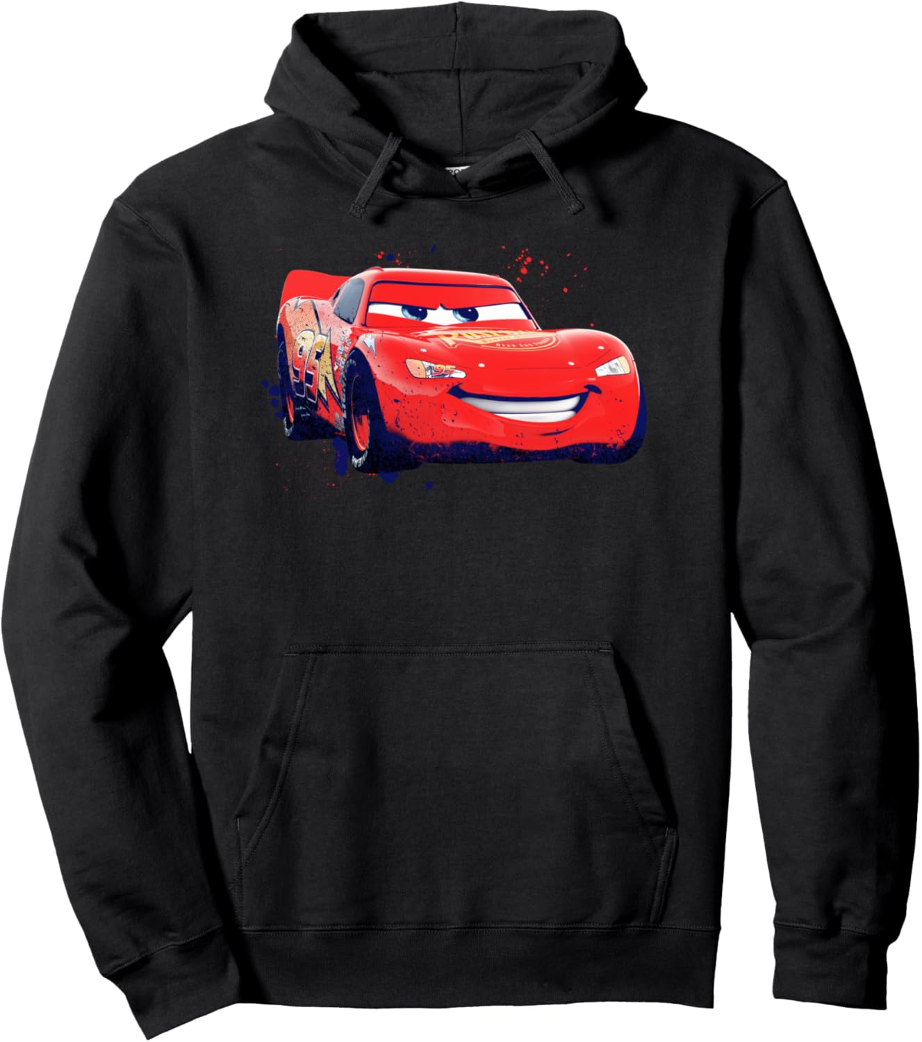 Disney Pixar Cars Lightning McQueen Paint Drift Hoodie Pullover Hoodie