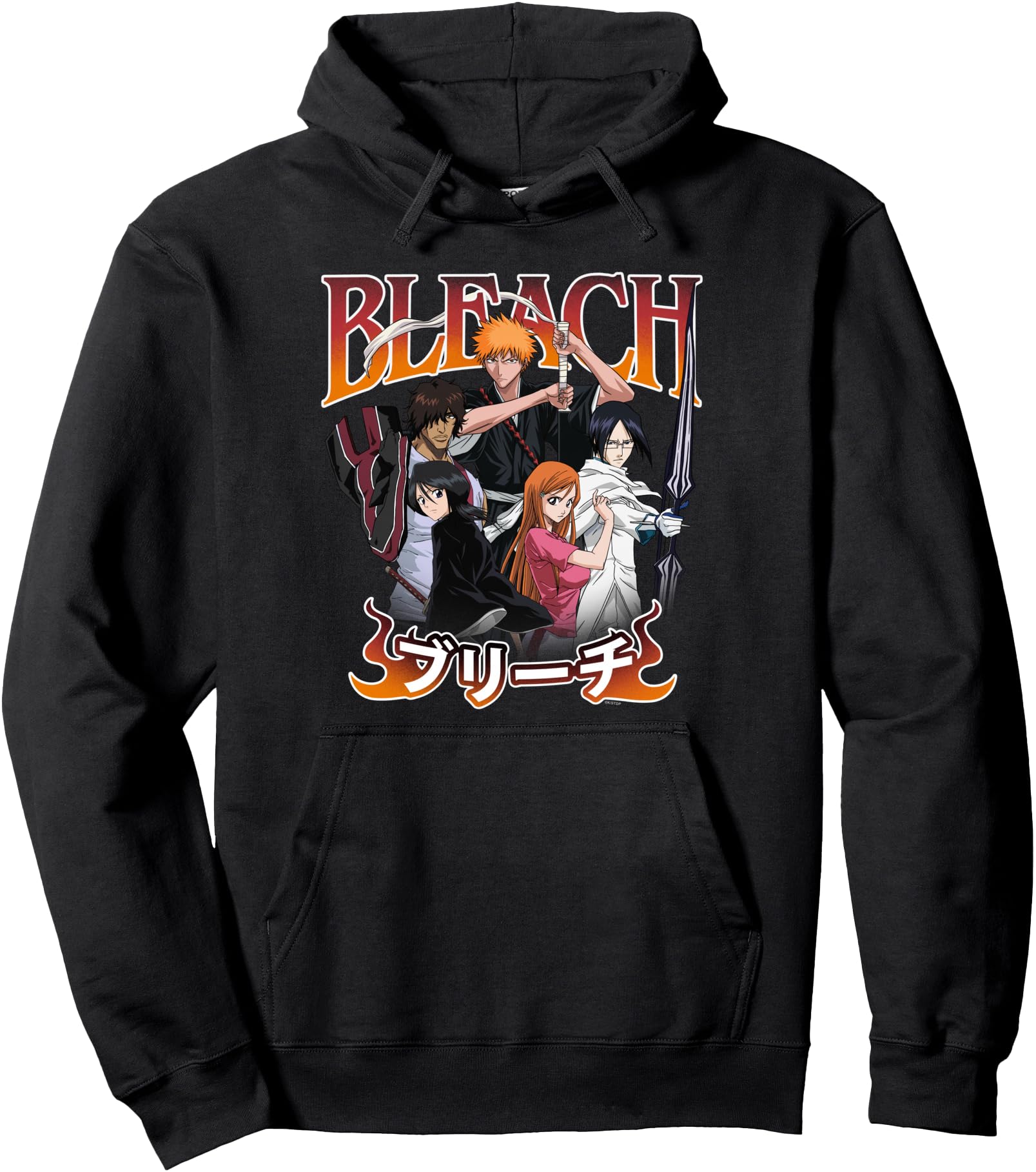 Bleach Team Ichigo and Ombre Logo Anime Pullover Hoodie