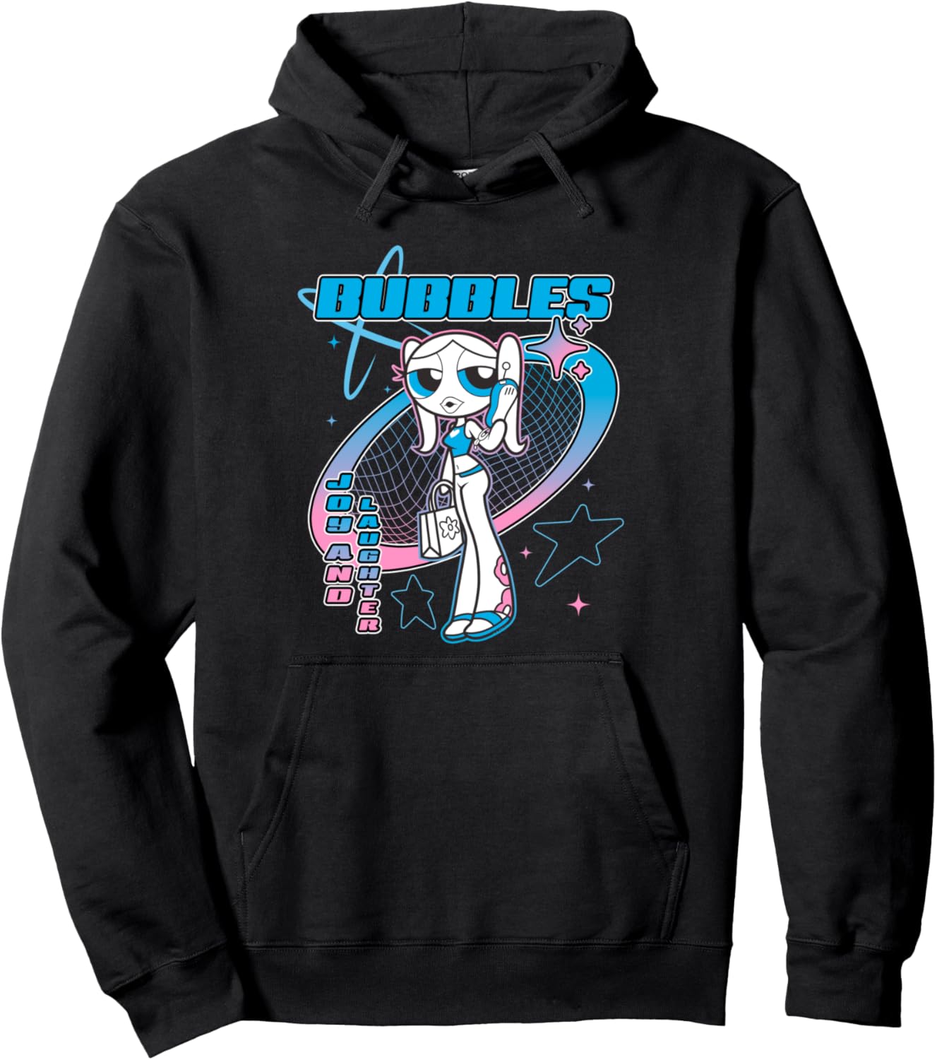 The Powerpuff Girls Bubbles Joy And Laughter Y2k Style Pullover Hoodie