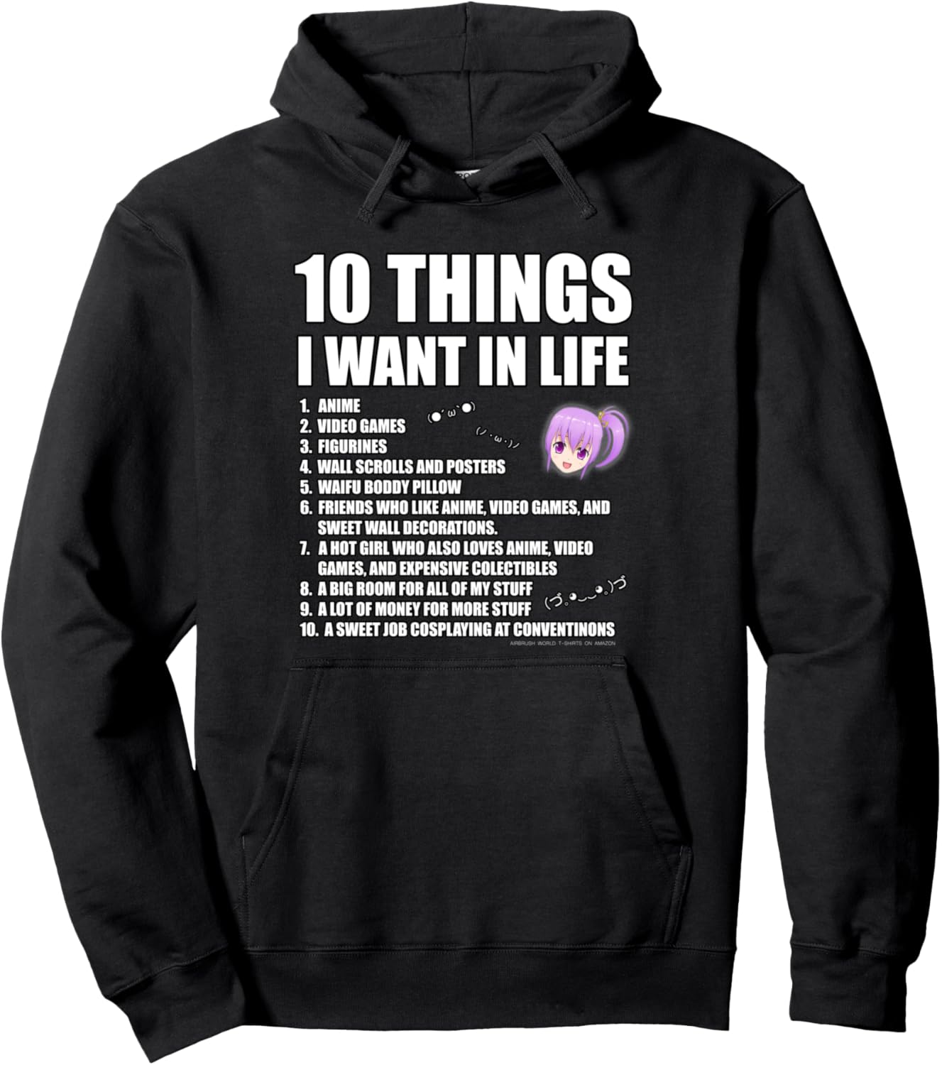 Funny Anime Hoodie For Men Video Game Novelty Gift