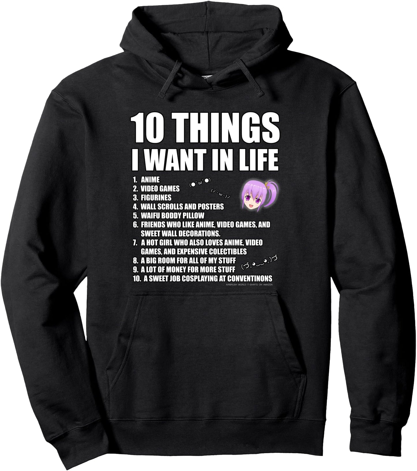 Funny Anime Hoodie For Men Video Game Novelty Gift