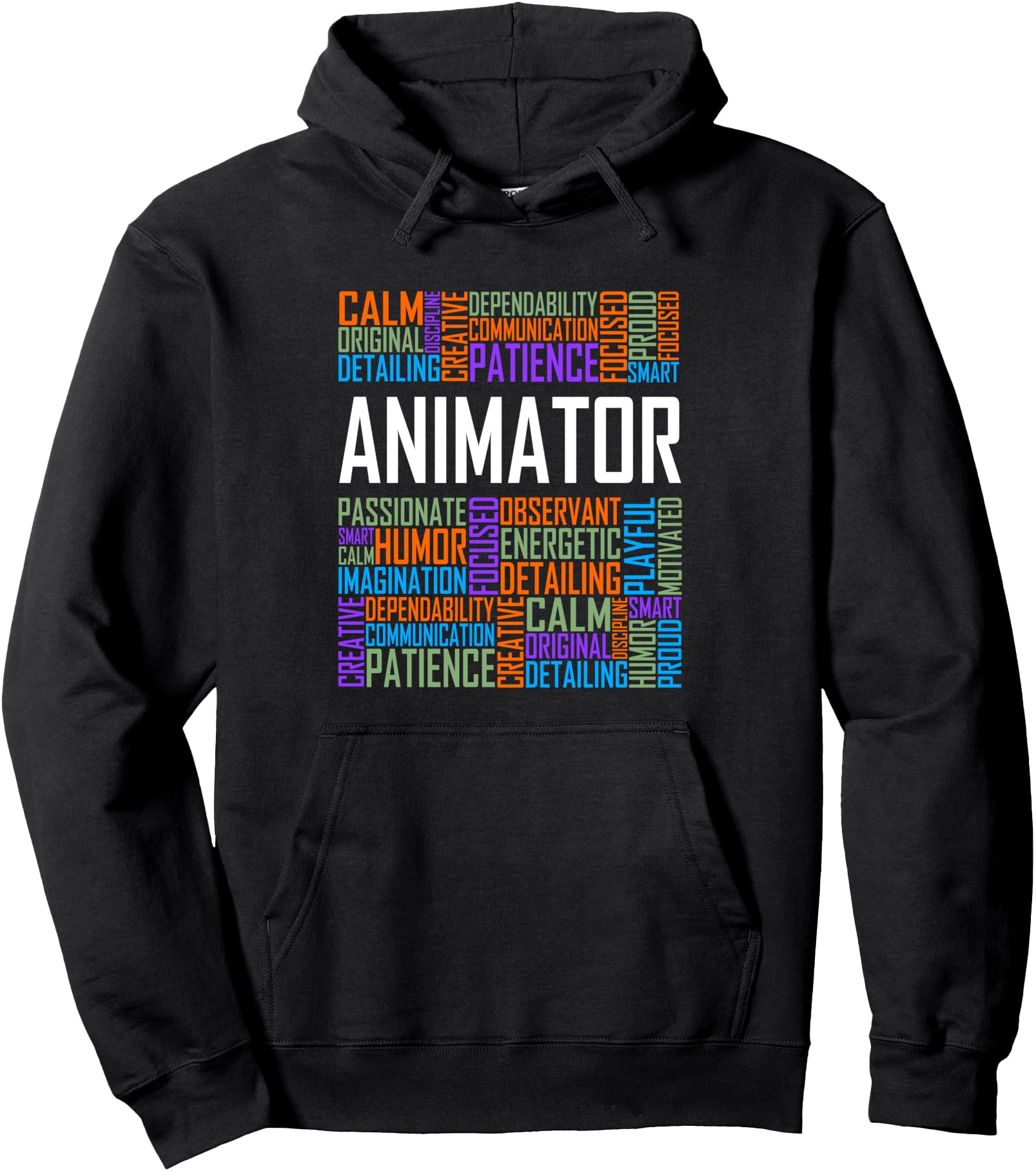 Animator Words Gift Animators Gifts Cartoon Artist Pullover Hoodie