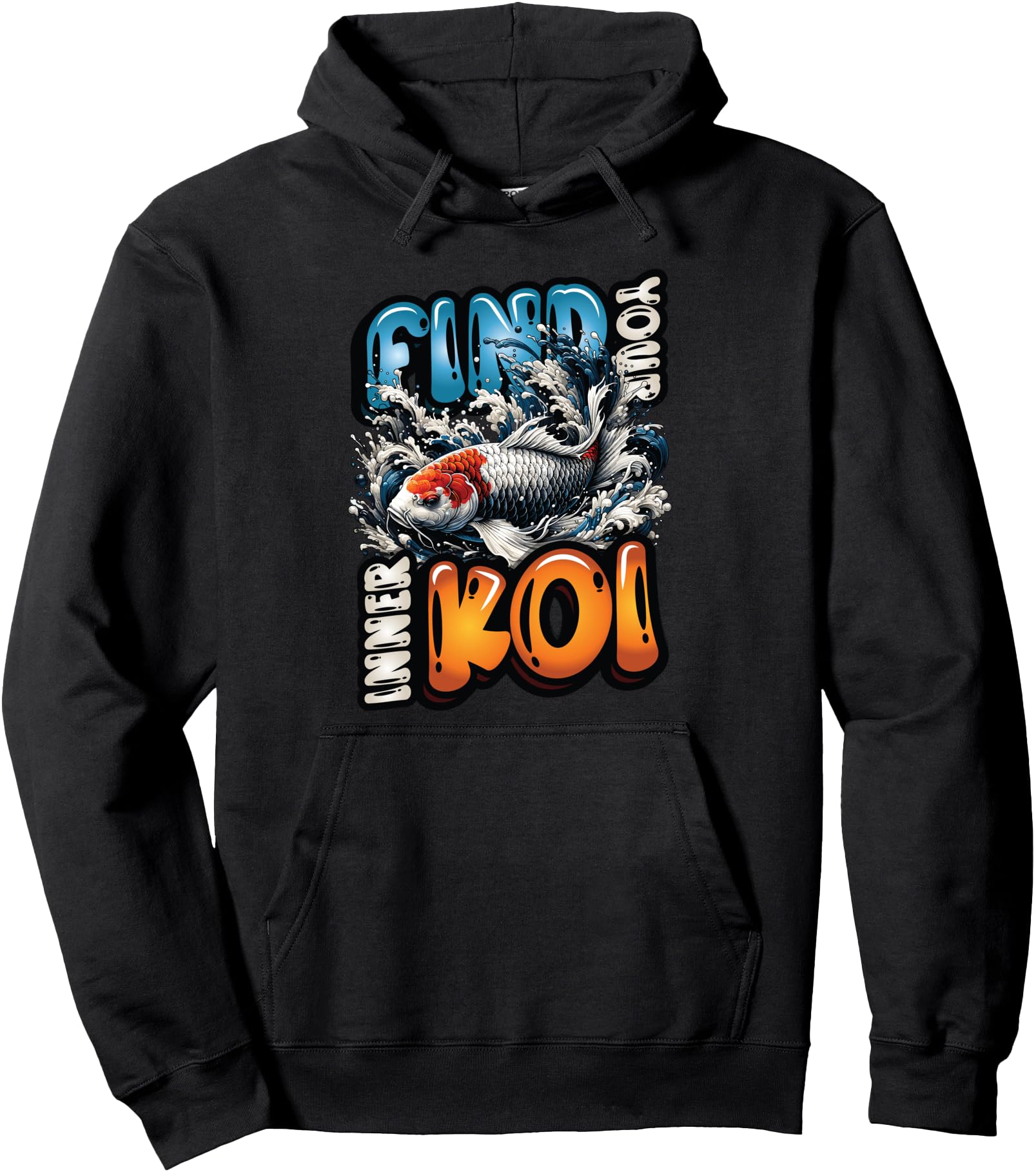 Find Your Inner Koi Fish Japanese Fish Koi Pullover Hoodie
