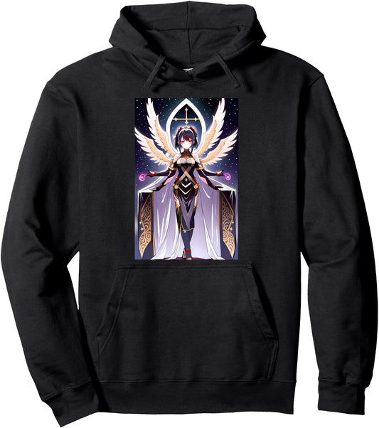 Angels Christian Archangel Anime Girl Pullover Hoodie