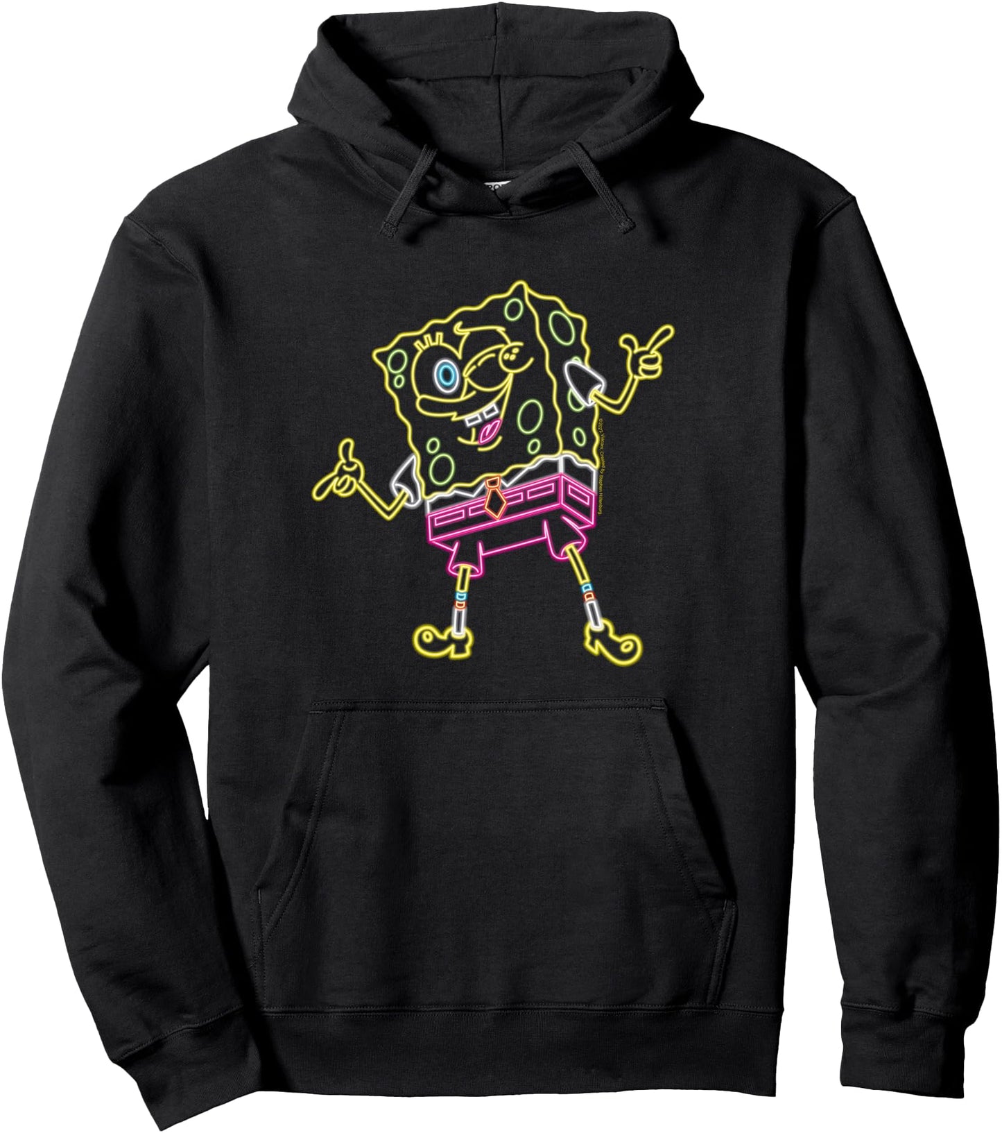 SpongeBob SquarePants - Neon Character Pullover Hoodie