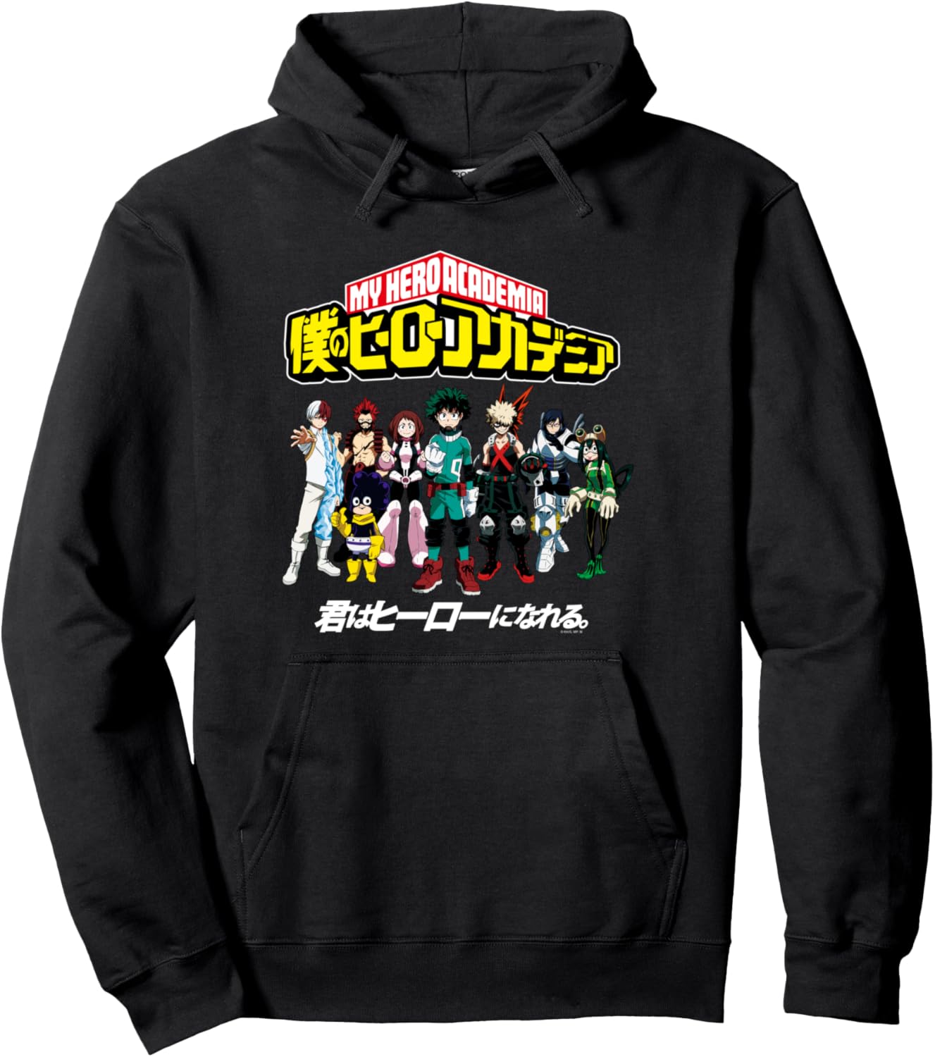 My Hero Academia Class 1A Group Shot Anime Pullover Hoodie