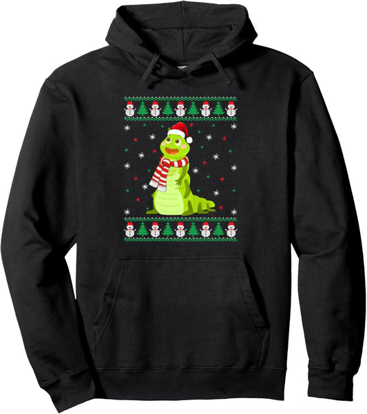 Caterpillar Animal Matching Family Ugly Christmas Sweater Pullover Hoodie