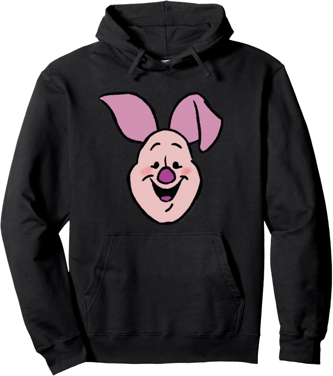 Disney Winnie the Pooh Piglet Happy Big Face Costume Pullover Hoodie