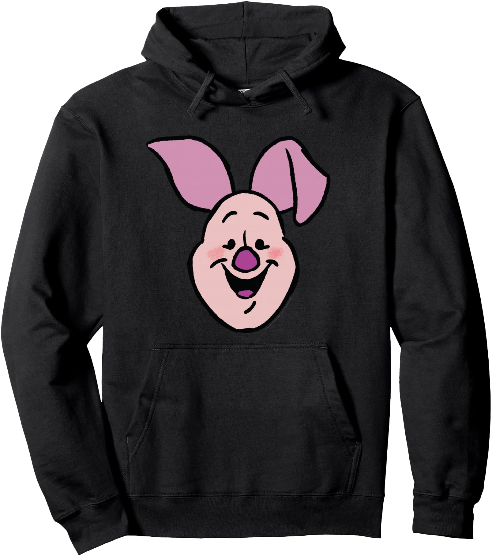 Disney Winnie the Pooh Piglet Happy Big Face Costume Pullover Hoodie