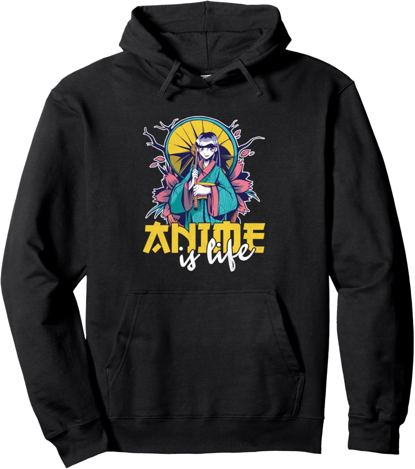Anime is Life Pullover Hoodie